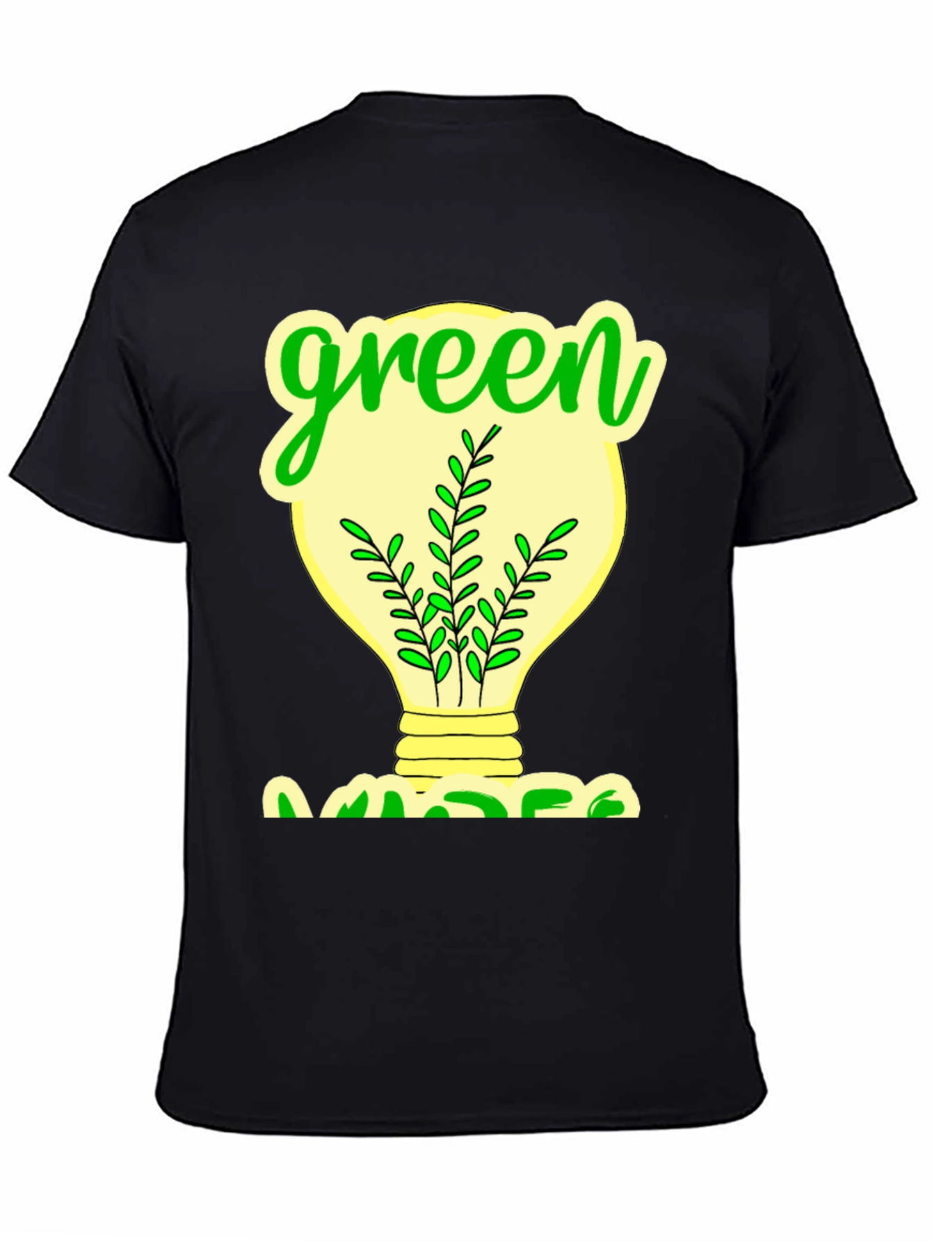 Eco-Friendly Green Graphic T-Shirt