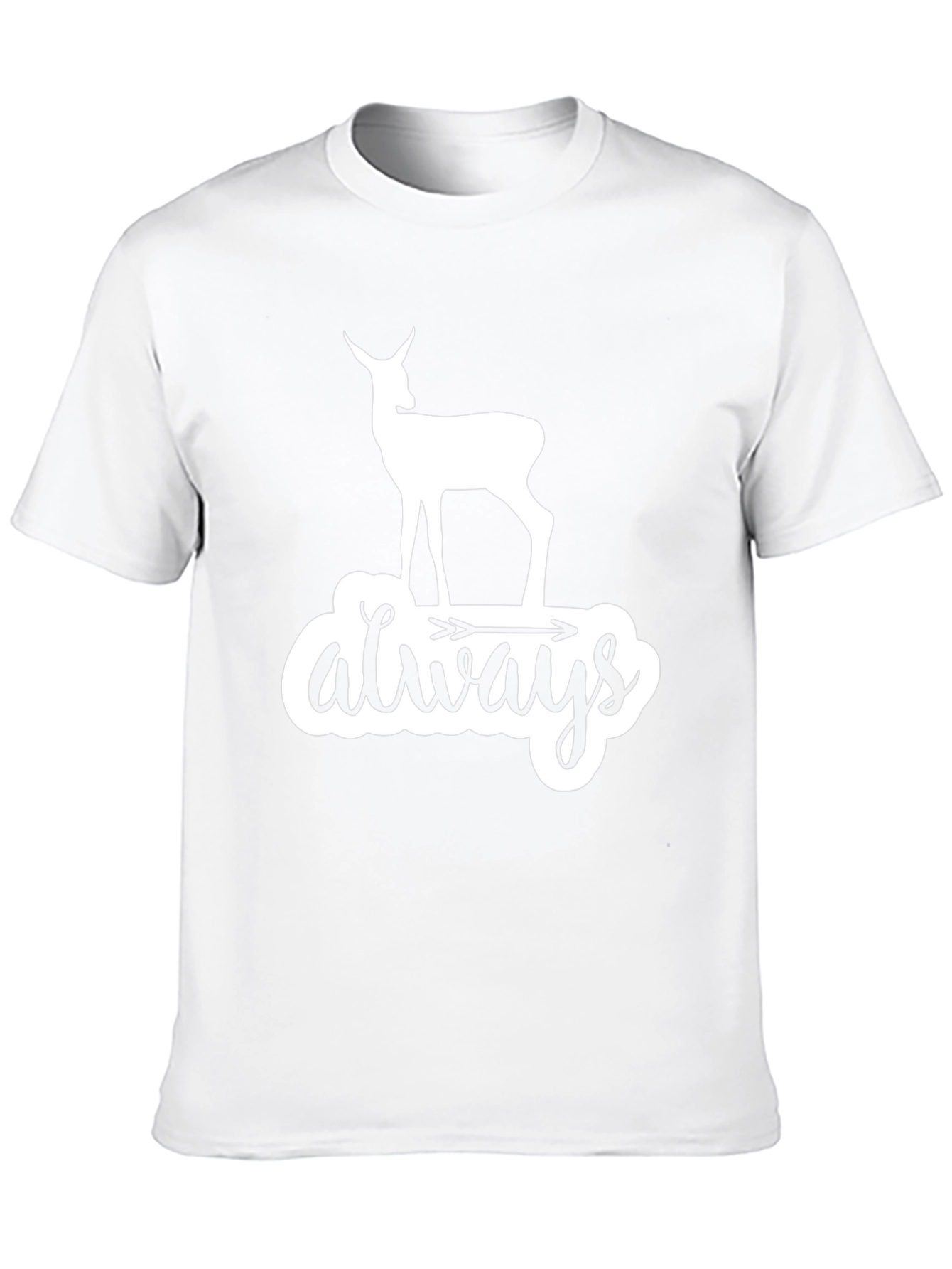 Deer Always Arrow T-Shirt - Black
