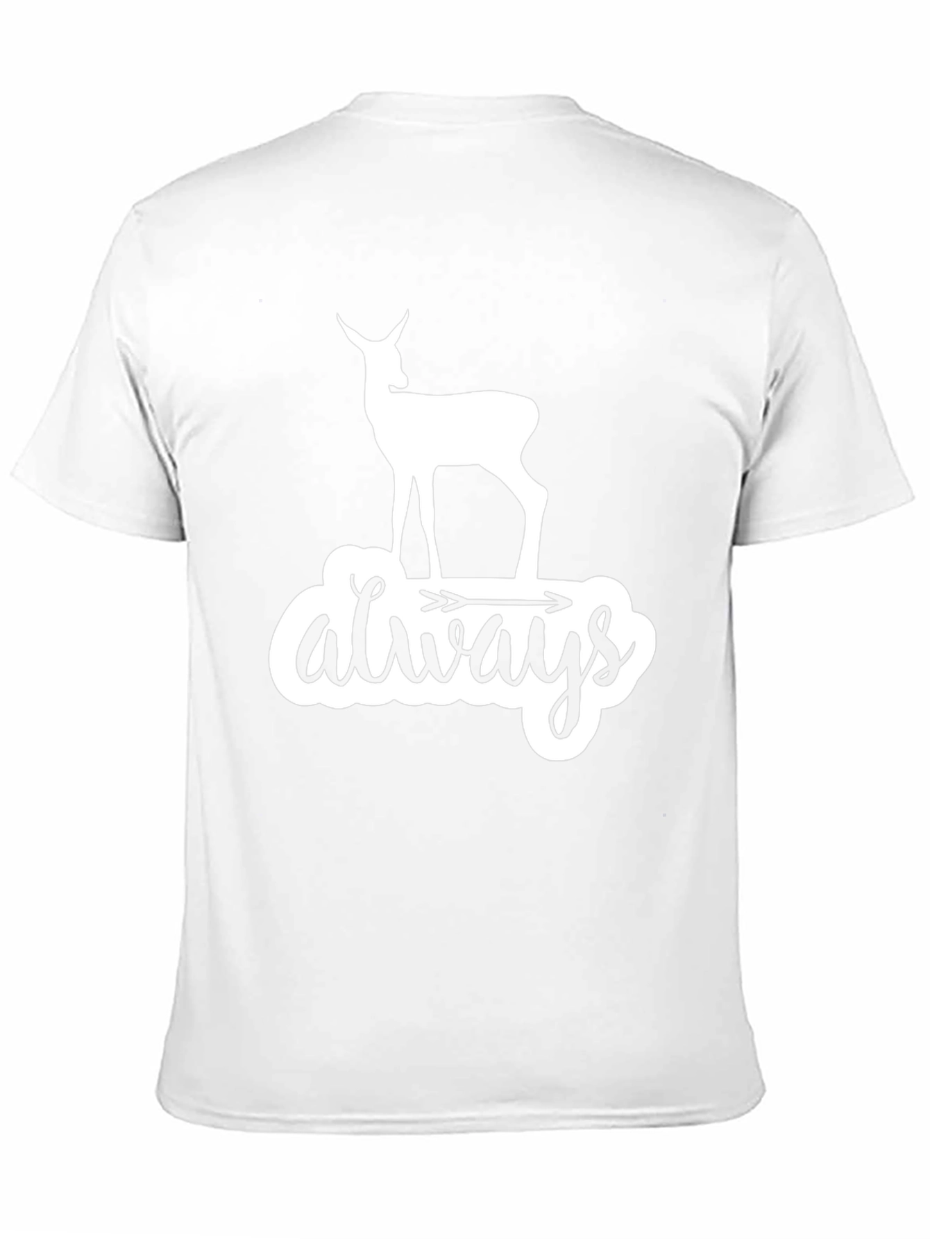 Deer Always Arrow T-Shirt - Black