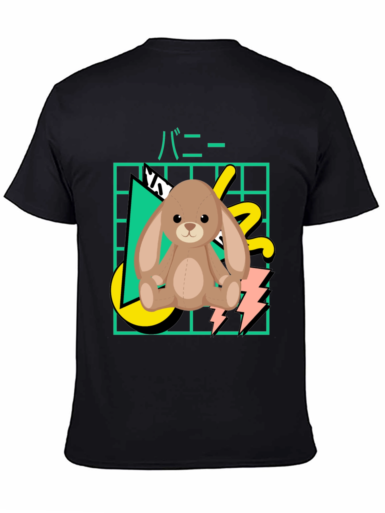 Retro Bunny T-Shirt - 80s Style Graphic Tee