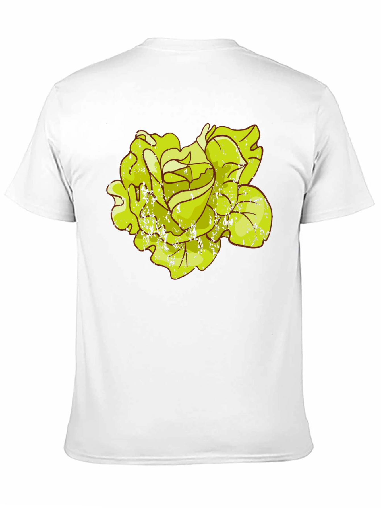 Rose Graphic T-Shirt - Distressed Style