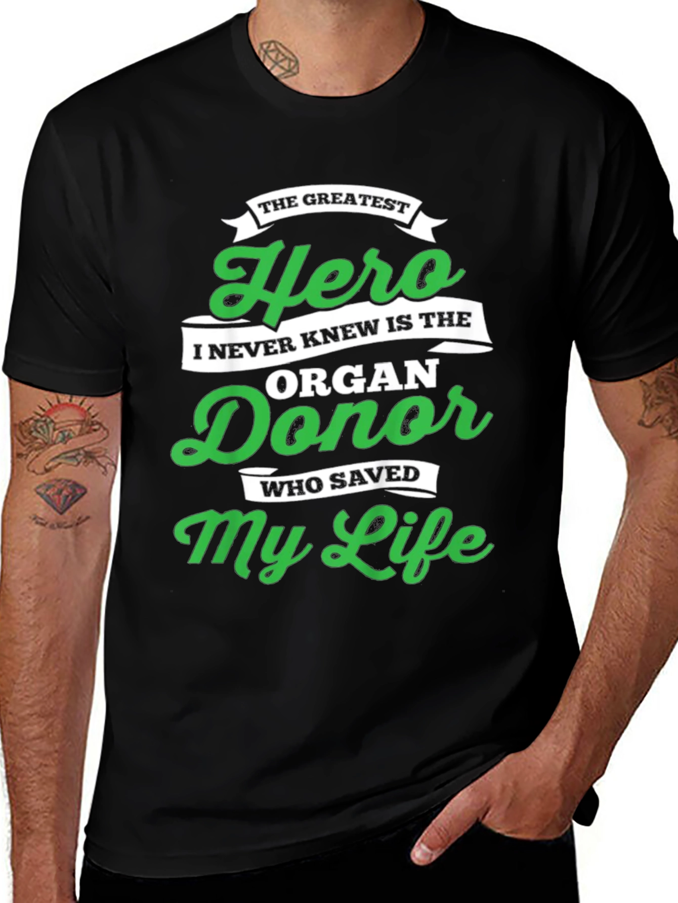 Organ Donor Hero T-Shirt - Save Lives