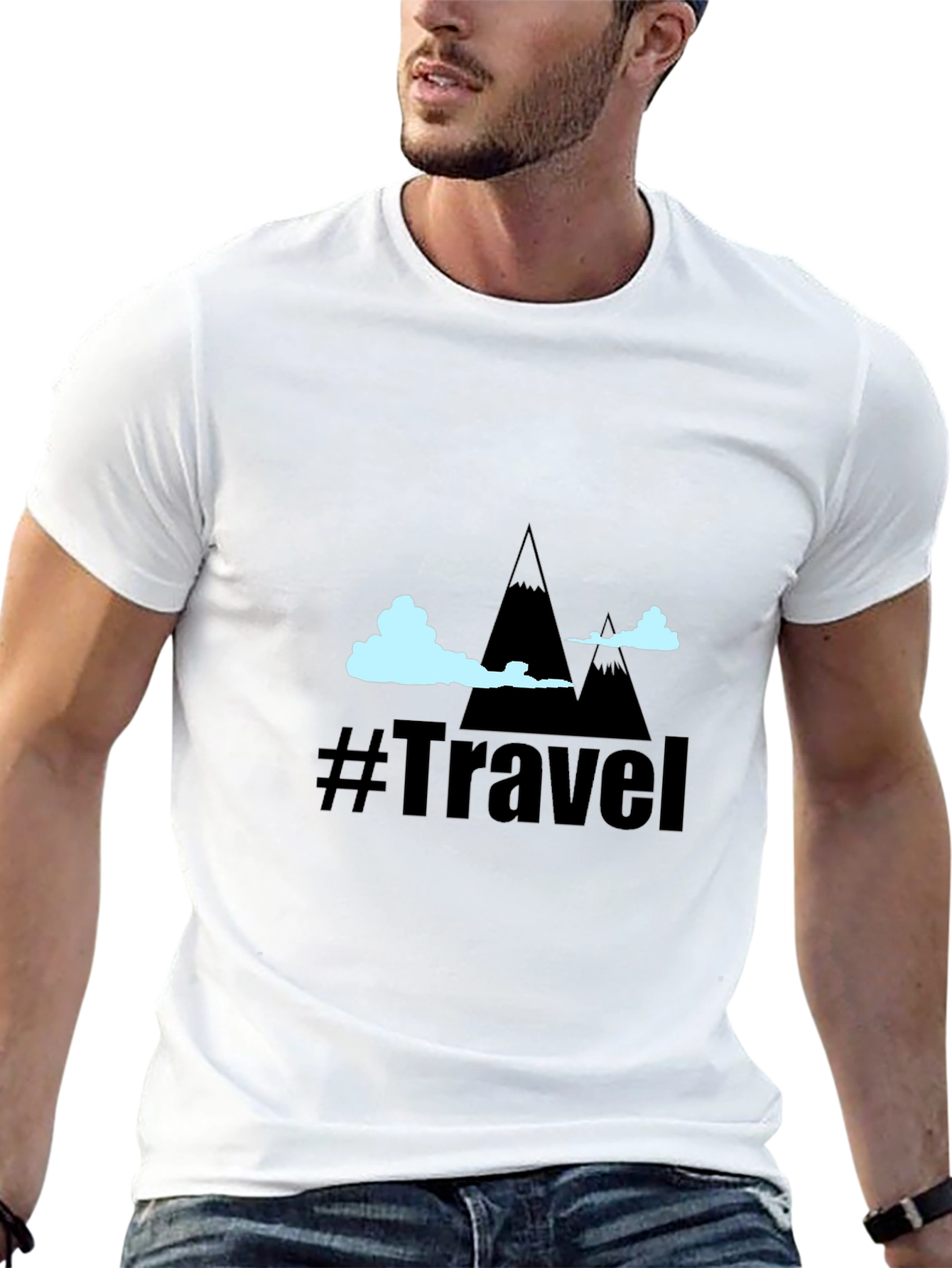 Travel Adventure Black T-Shirt