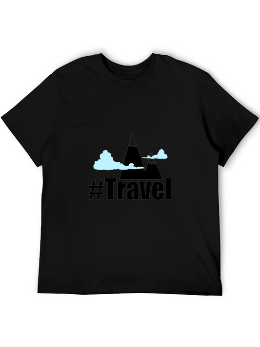Travel Adventure Black T-Shirt