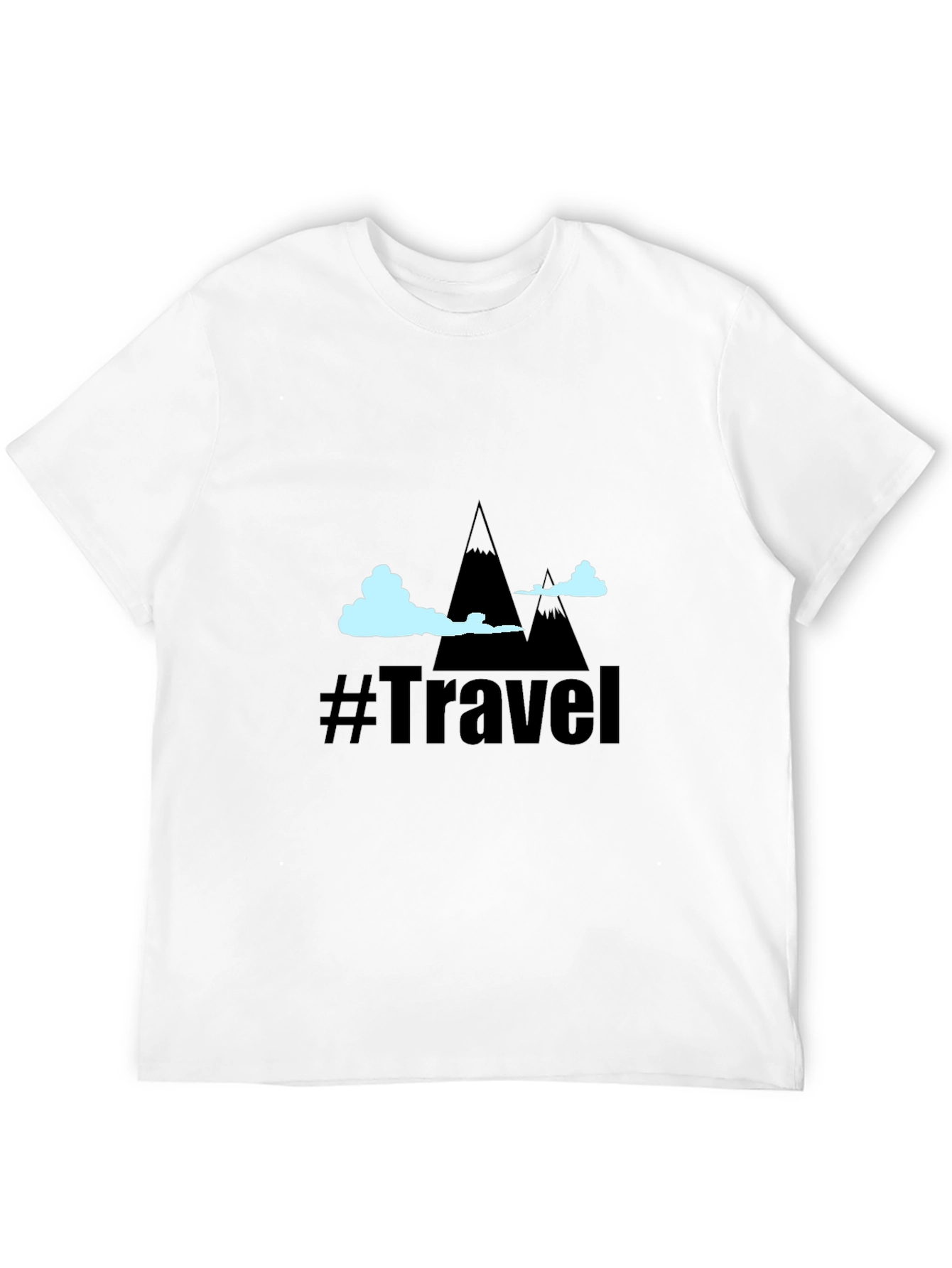Travel Adventure Black T-Shirt