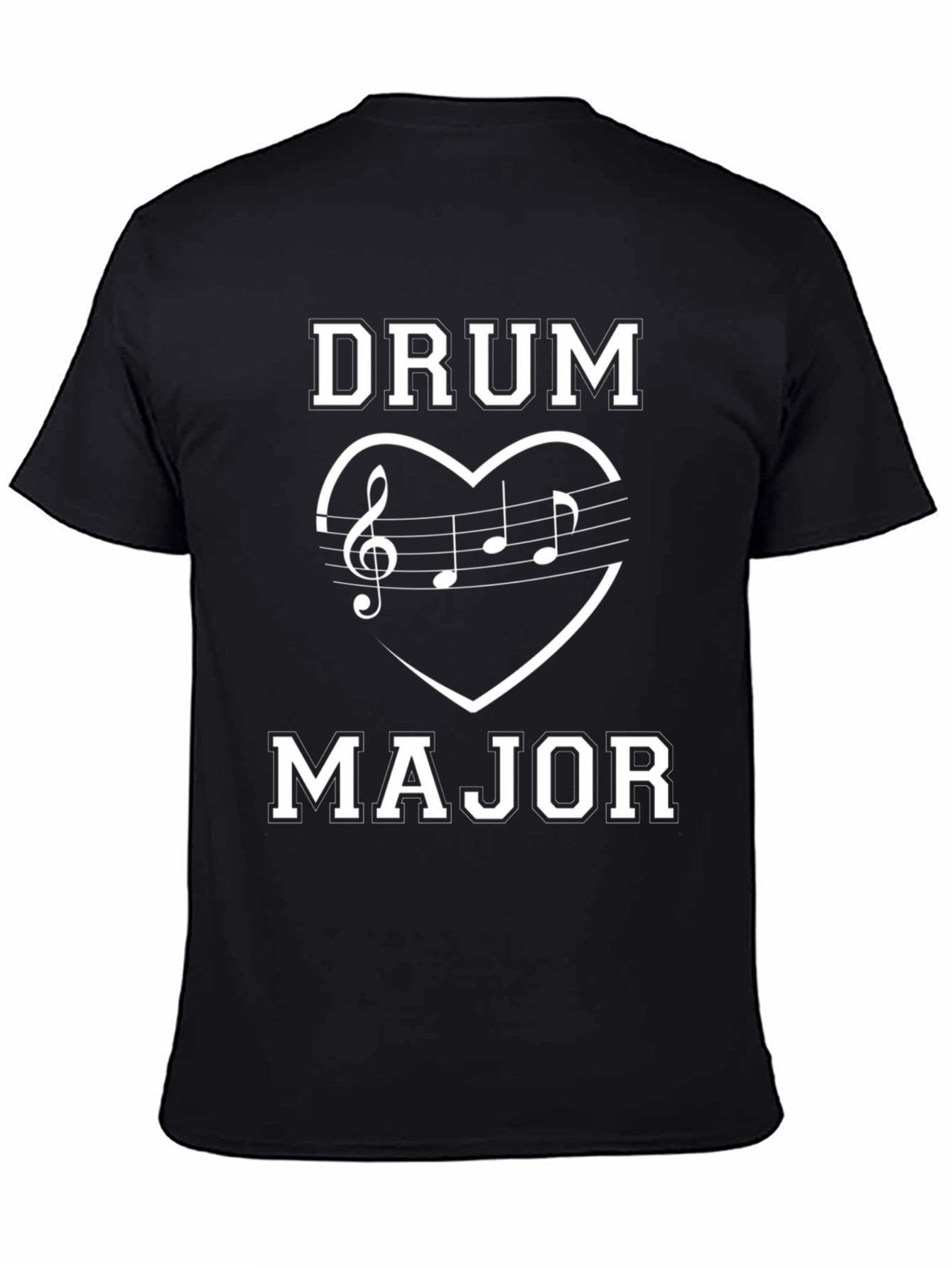 Drum Major Music Heart T-Shirt