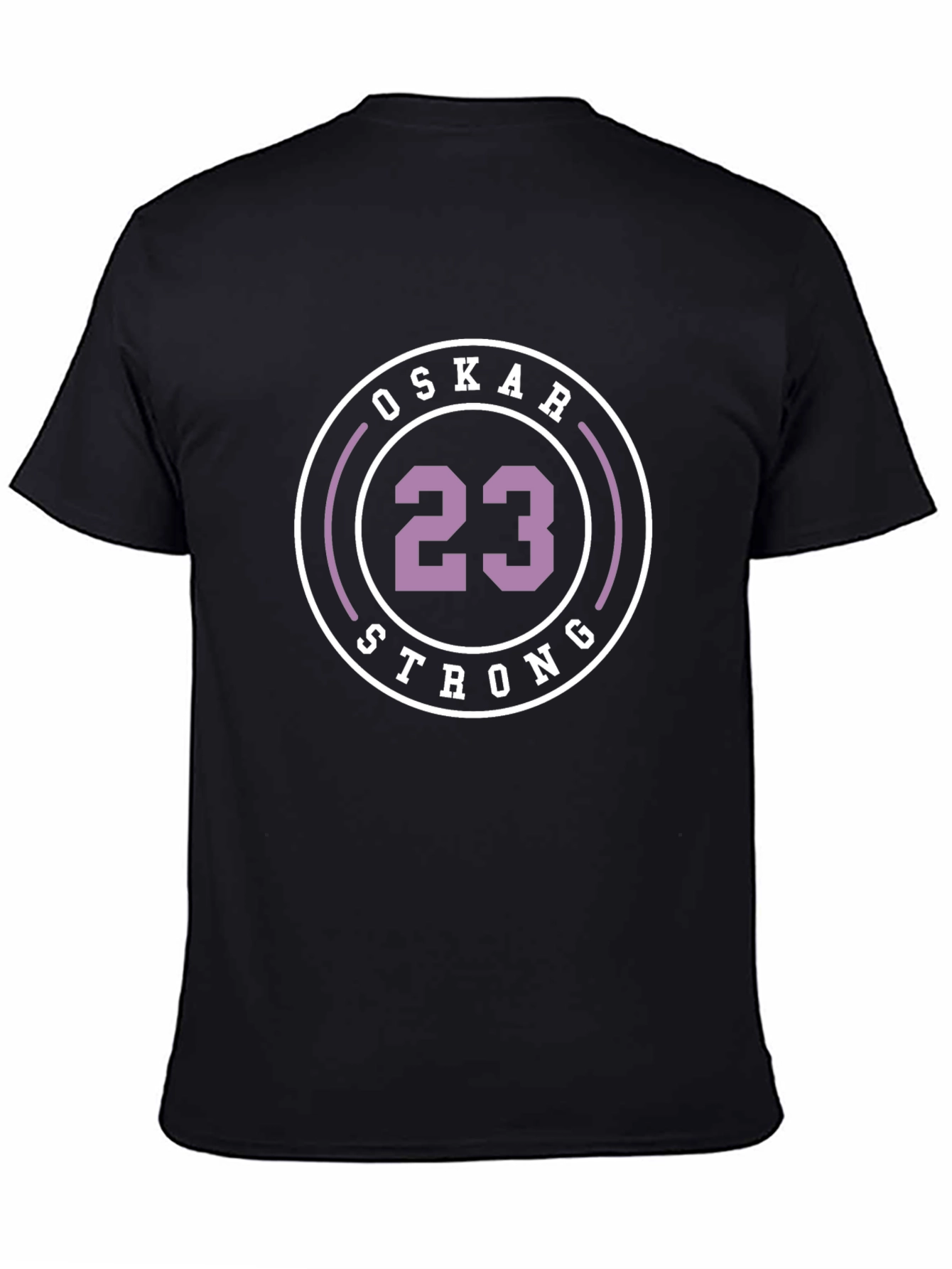 Oskar Strong 23 Black T-Shirt