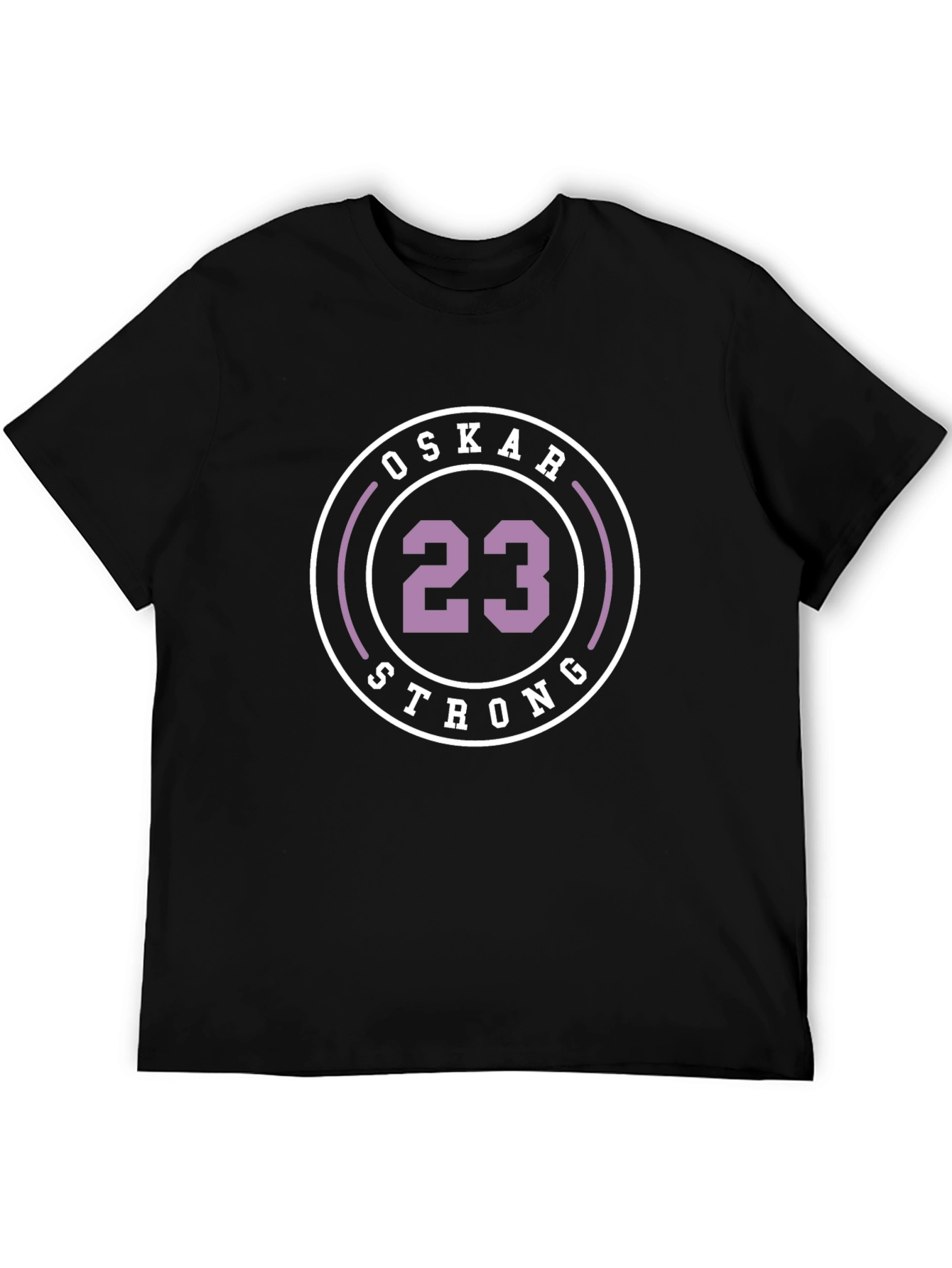 Oskar Strong 23 Black T-Shirt