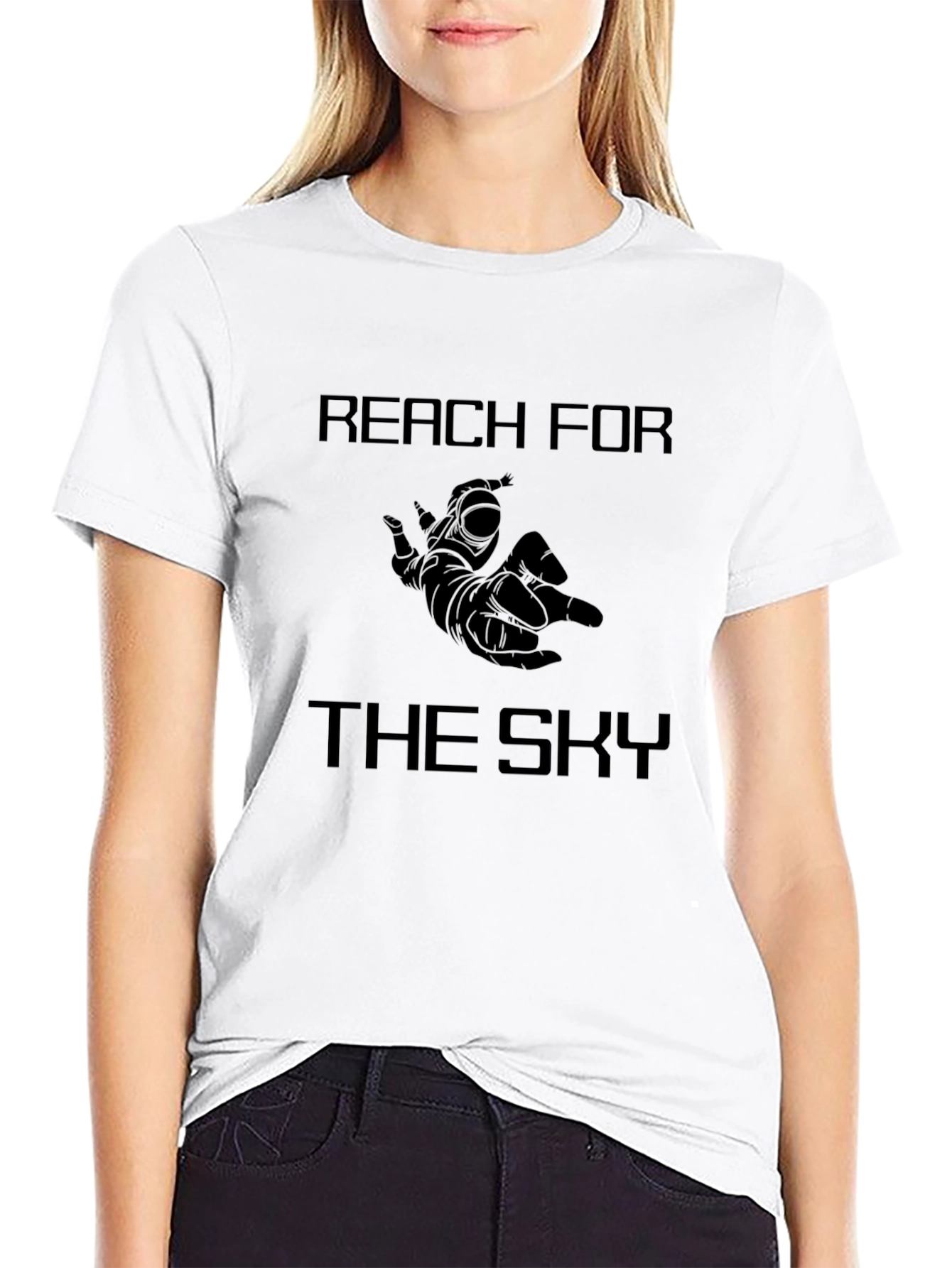 Reach for the Sky Black T-Shirt