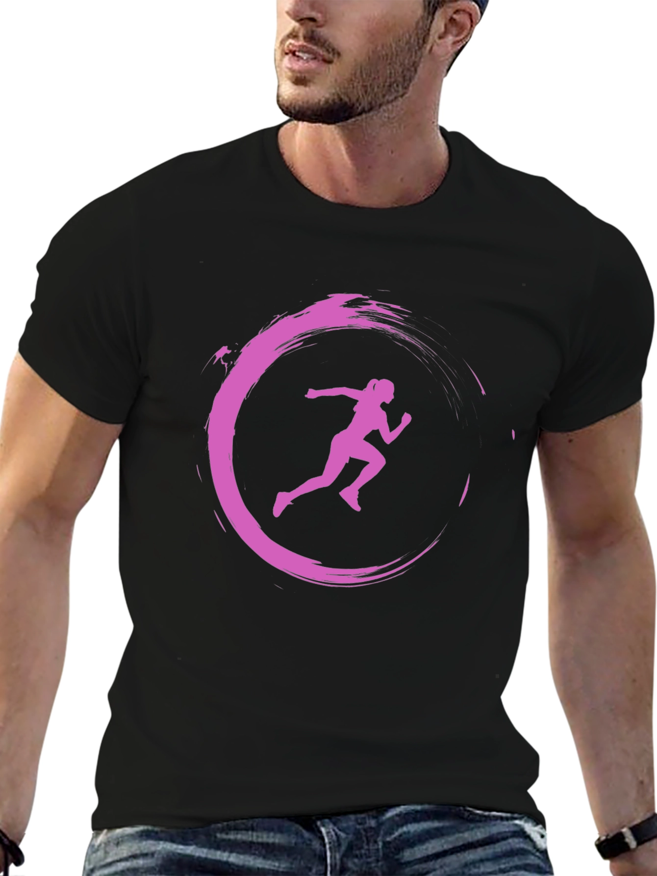 Runner Silhouette Graphic T-Shirt