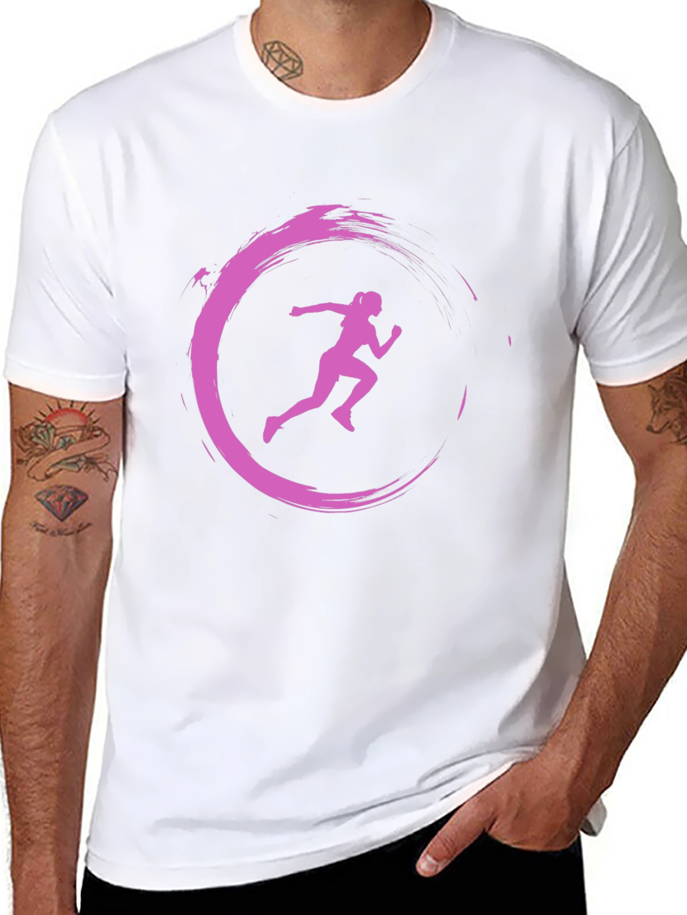 Runner Silhouette Graphic T-Shirt