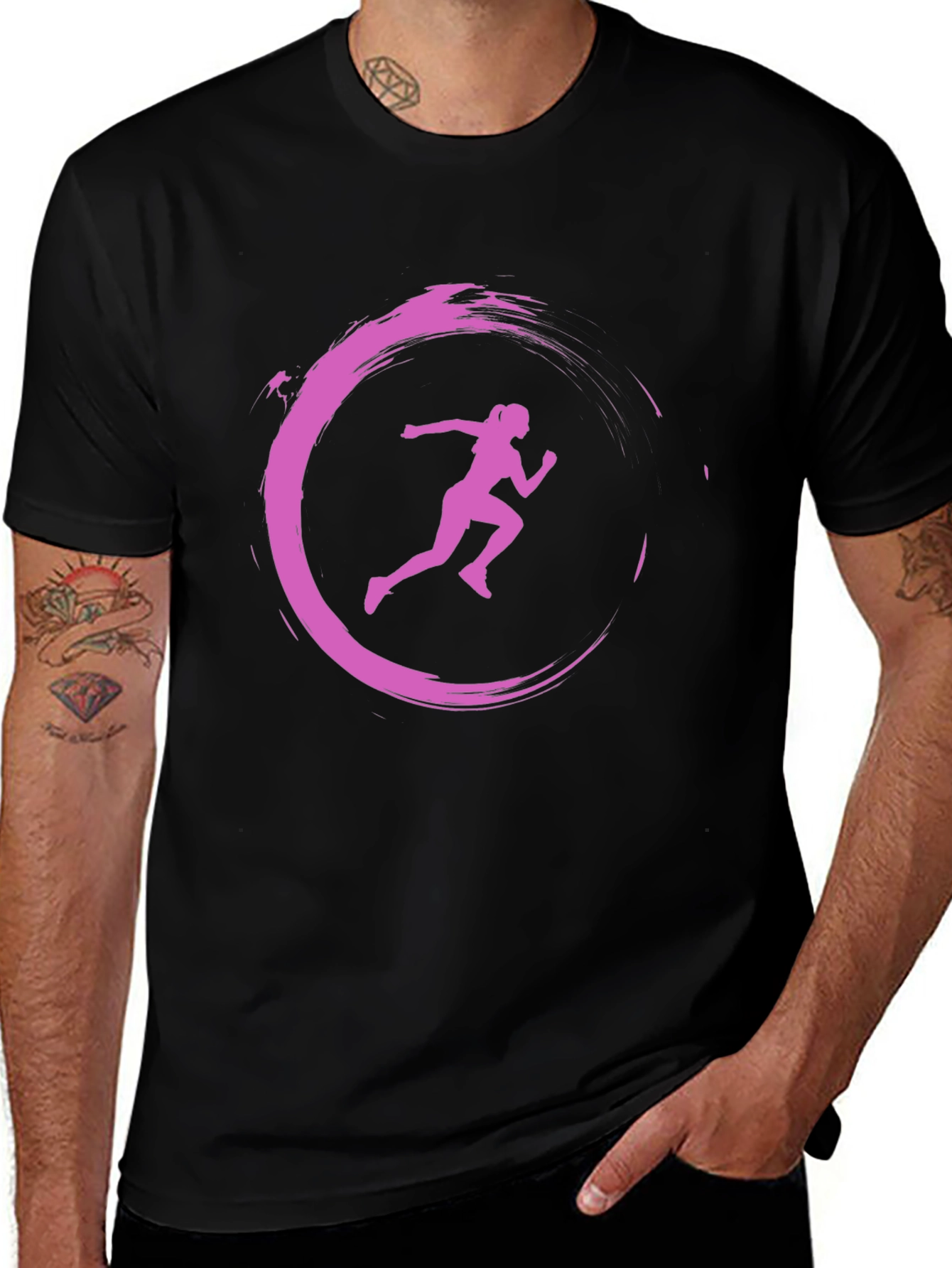 Runner Silhouette Graphic T-Shirt
