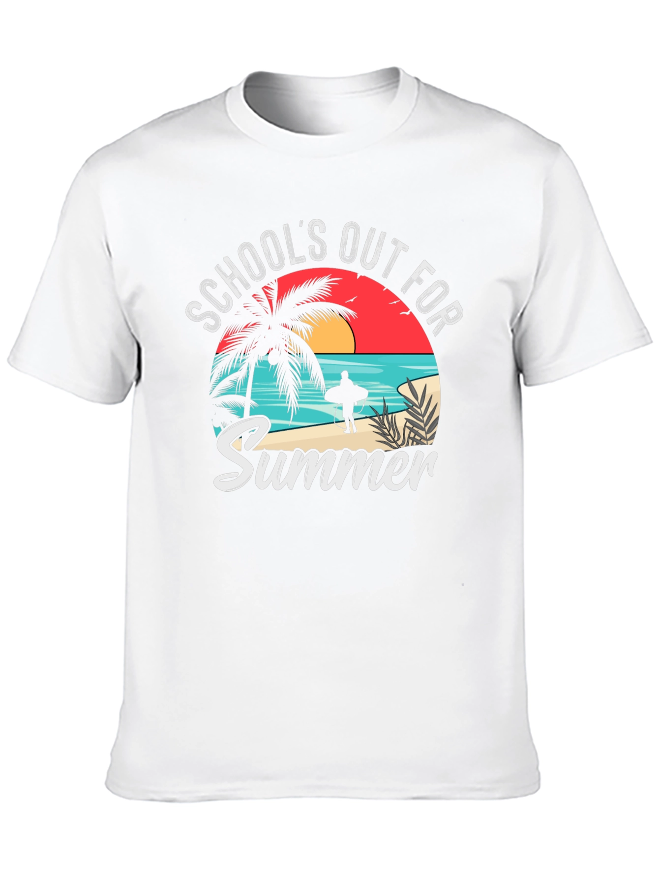 Schools Out for Summer T-Shirt - Beach Vibes