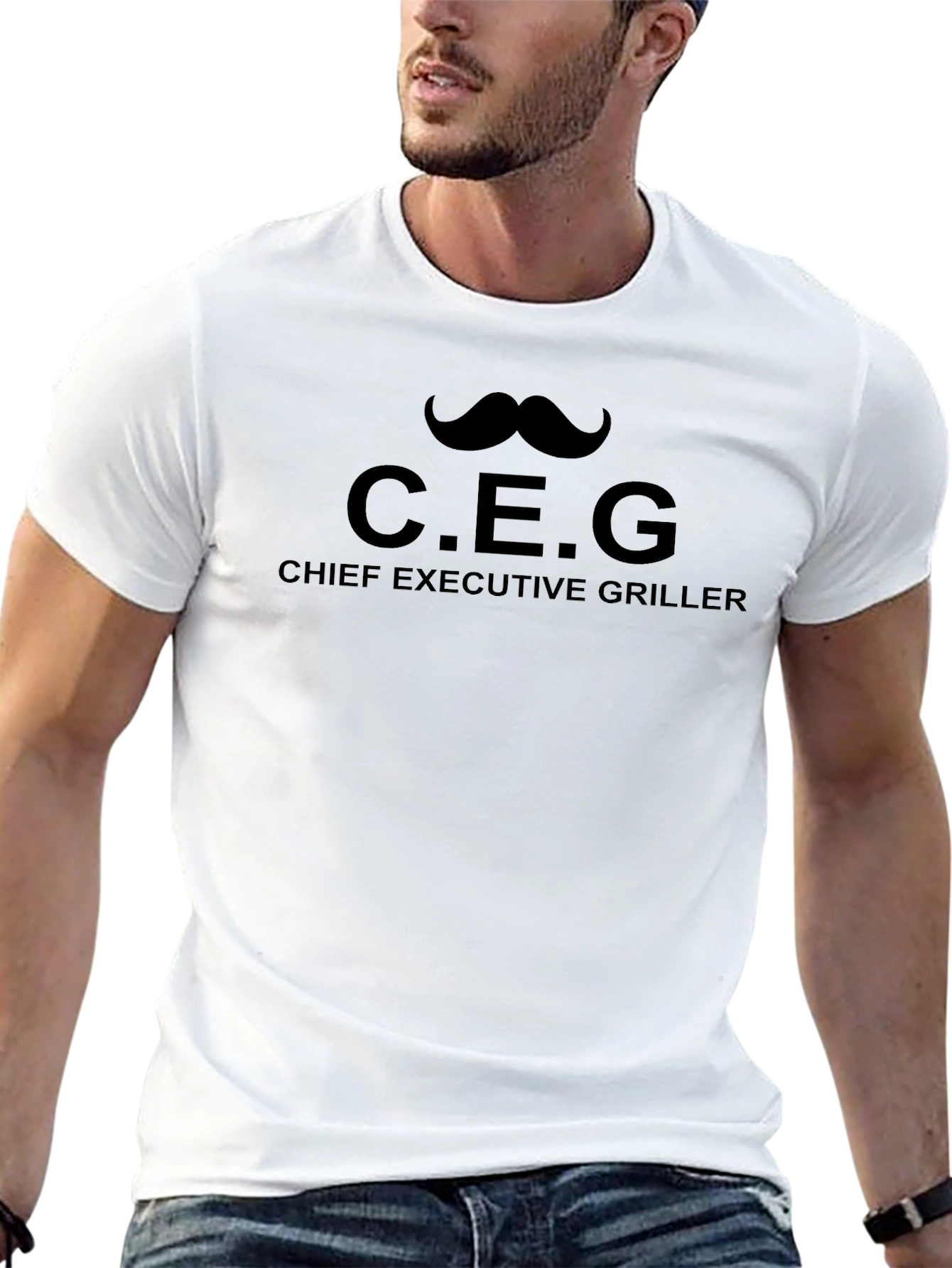 Chief Executive Griller Black T-Shirt