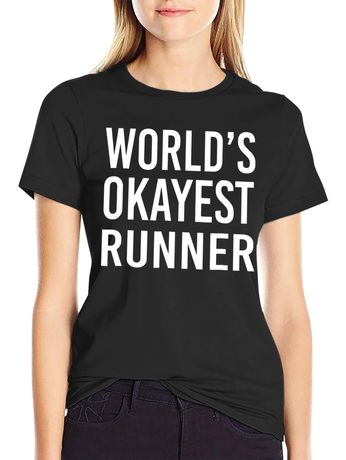 Worlds Okayest Runner Graphic T-Shirt