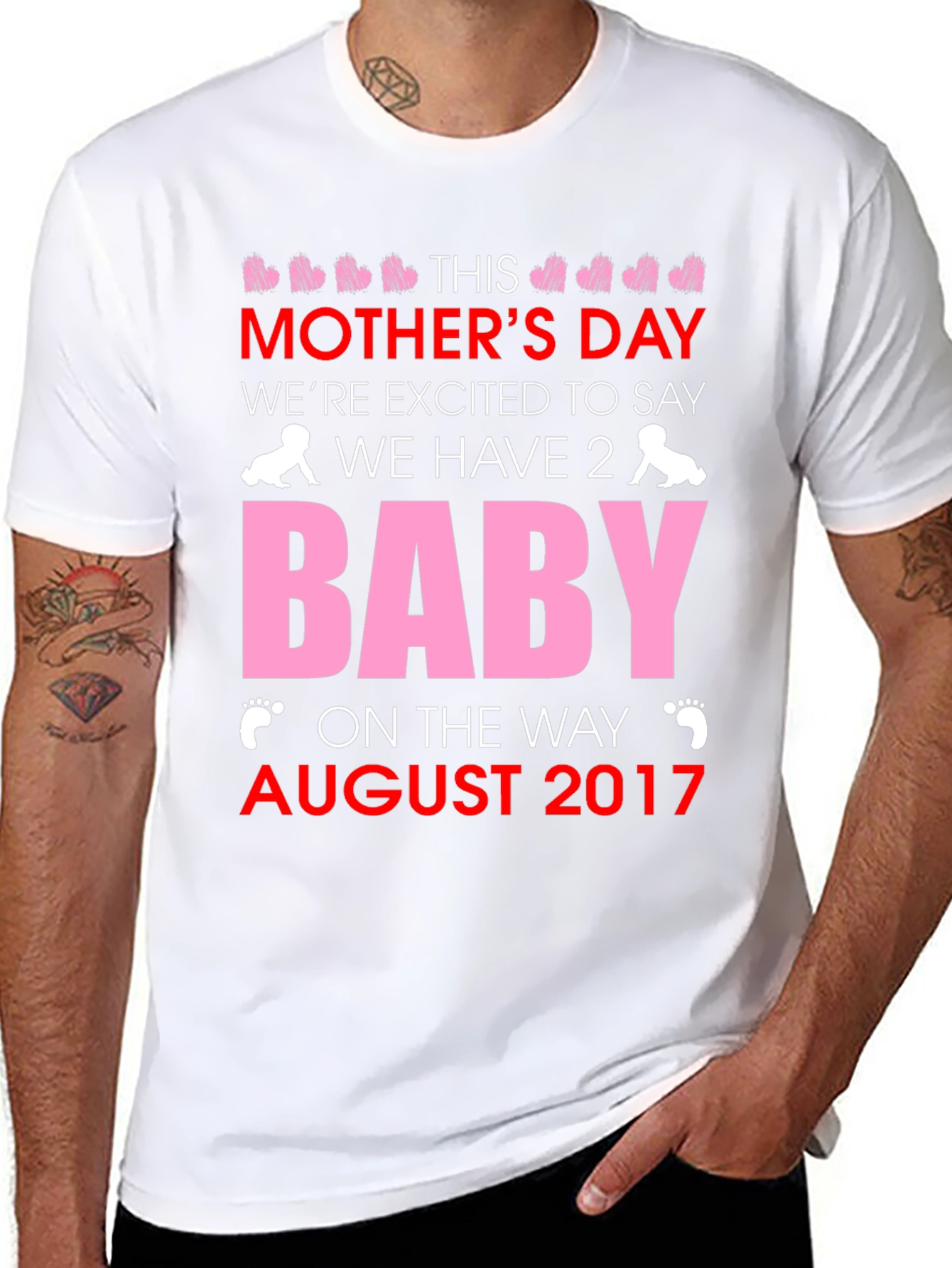 Mothers Day Baby Announcement T-Shirt