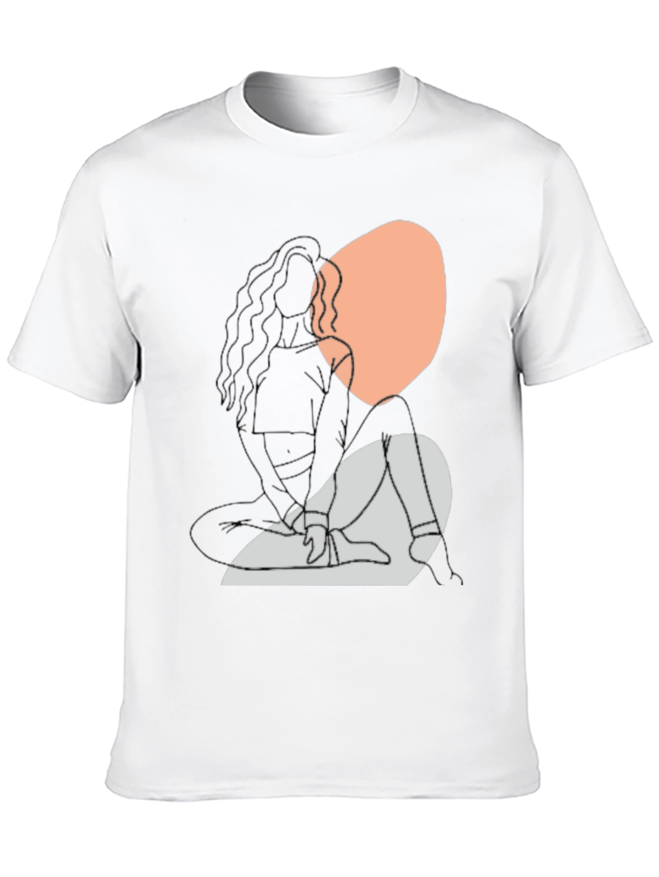 Abstract Line Art Graphic Tee