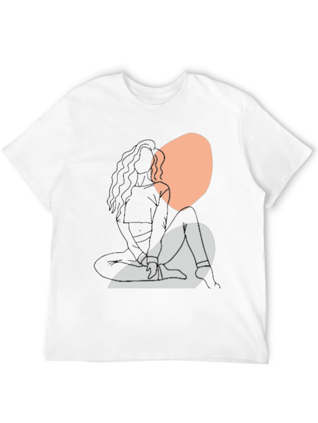 Abstract Line Art Graphic Tee
