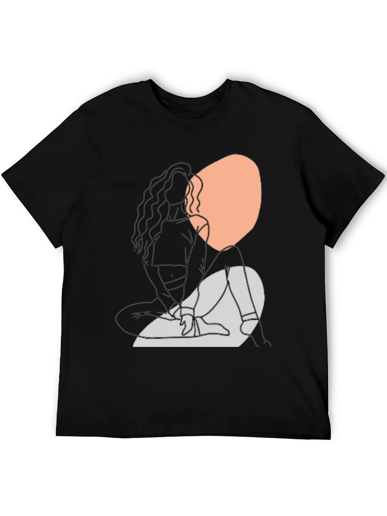 Abstract Line Art Graphic Tee