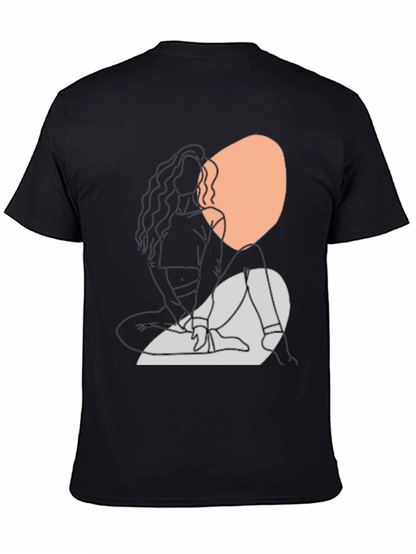 Abstract Line Art Graphic Tee