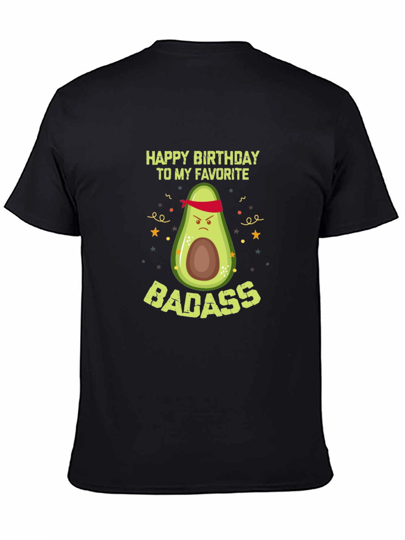 Badass Avocado Birthday T-Shirt