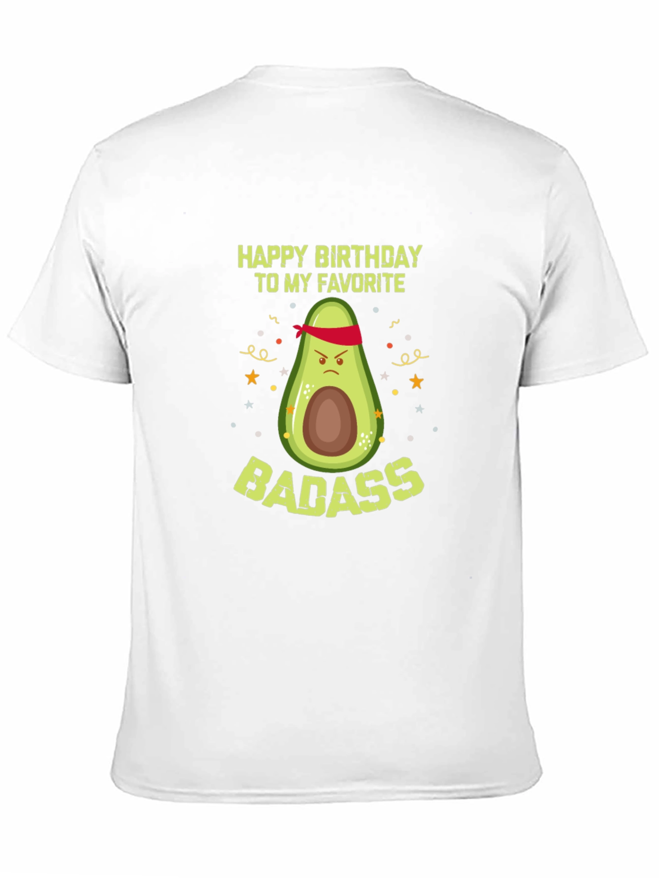 Badass Avocado Birthday T-Shirt
