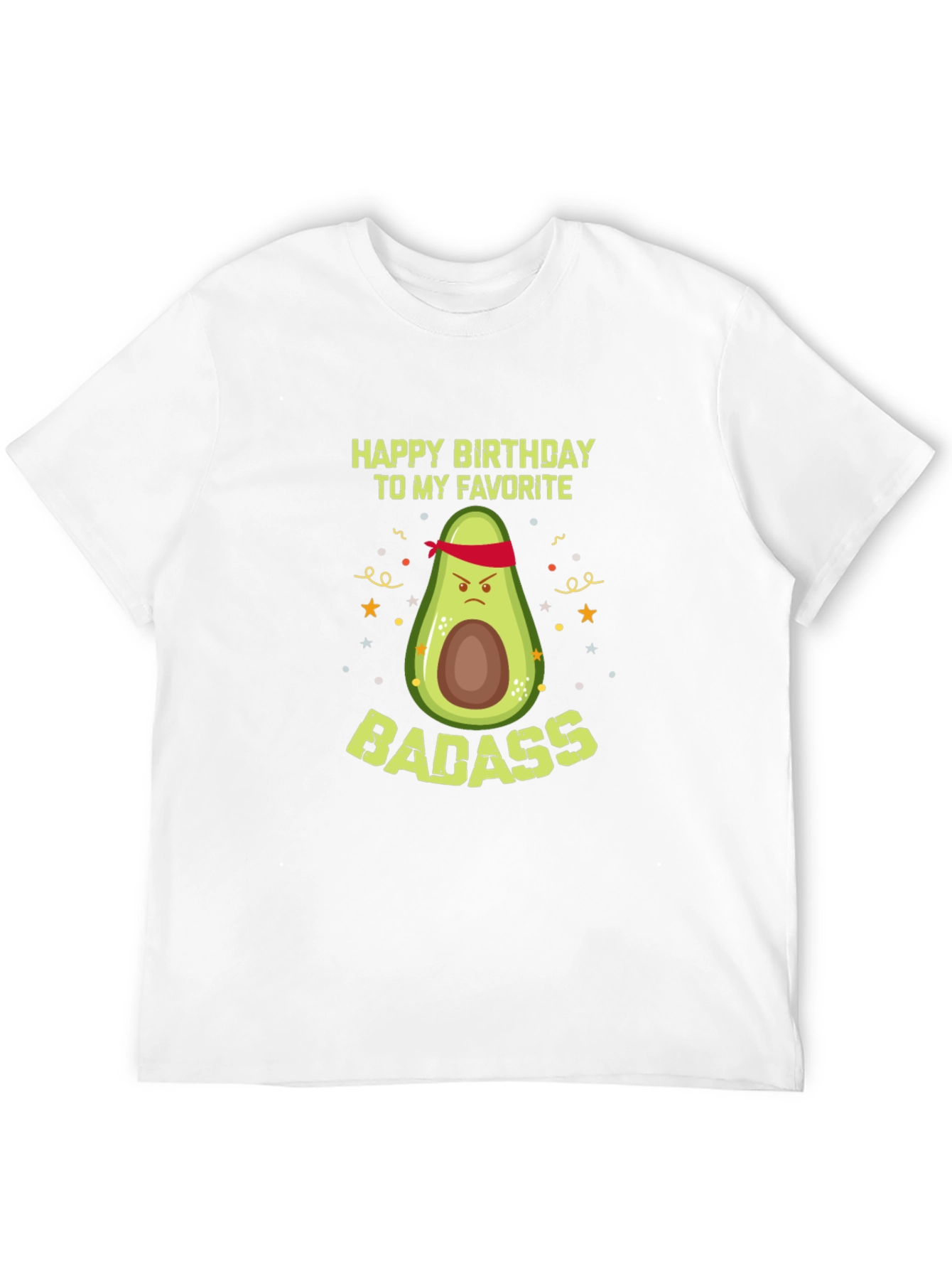 Badass Avocado Birthday T-Shirt