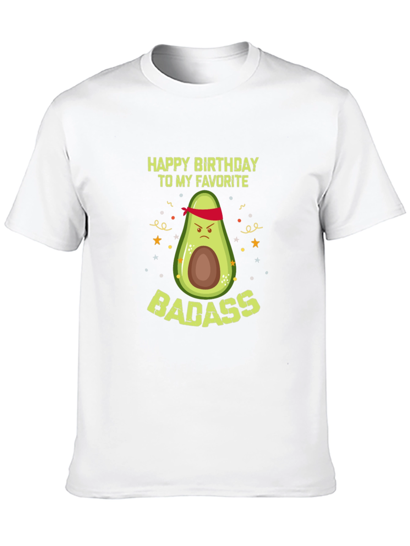 Badass Avocado Birthday T-Shirt
