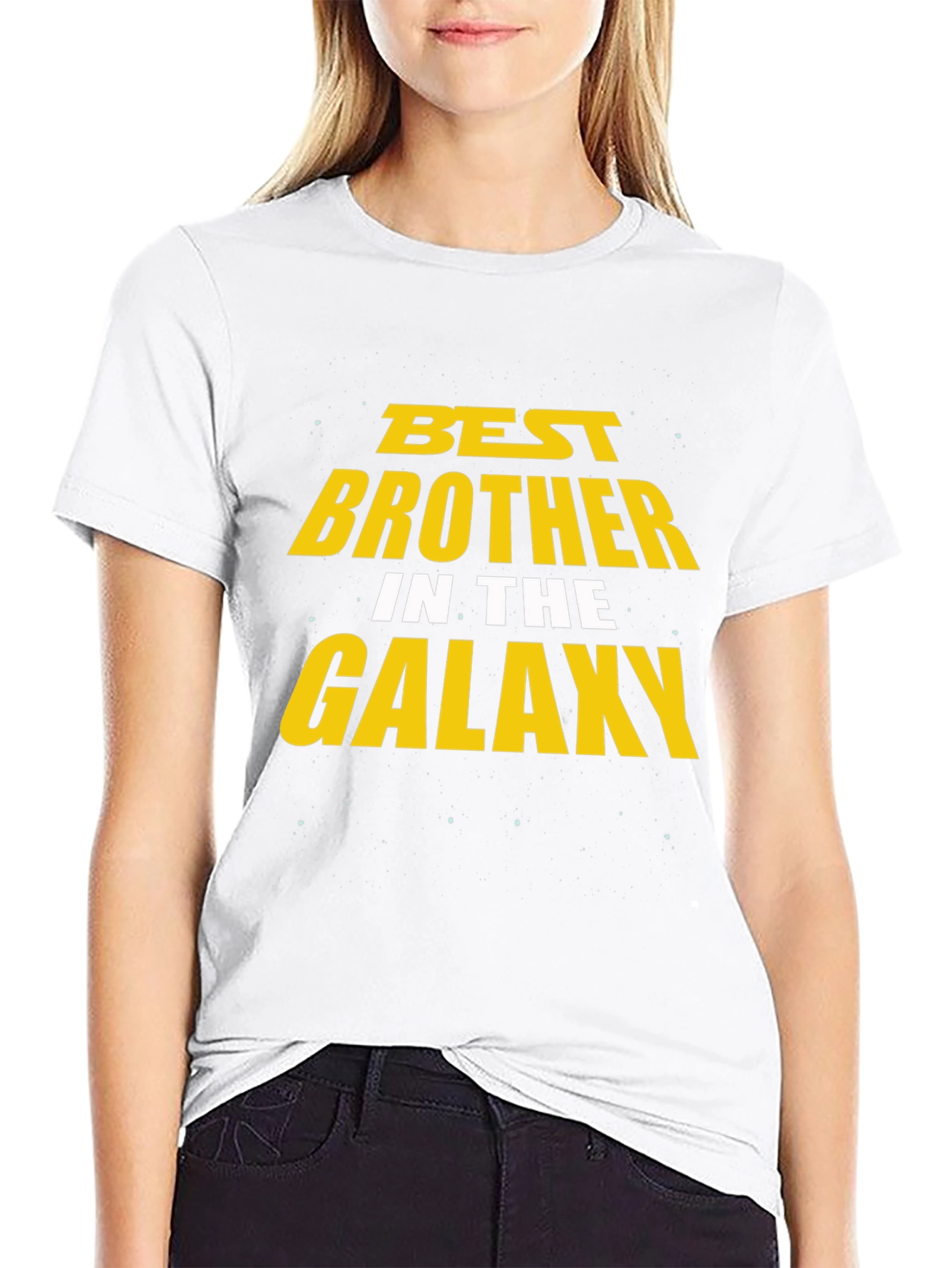 Best Brother in the Galaxy Black T-Shirt