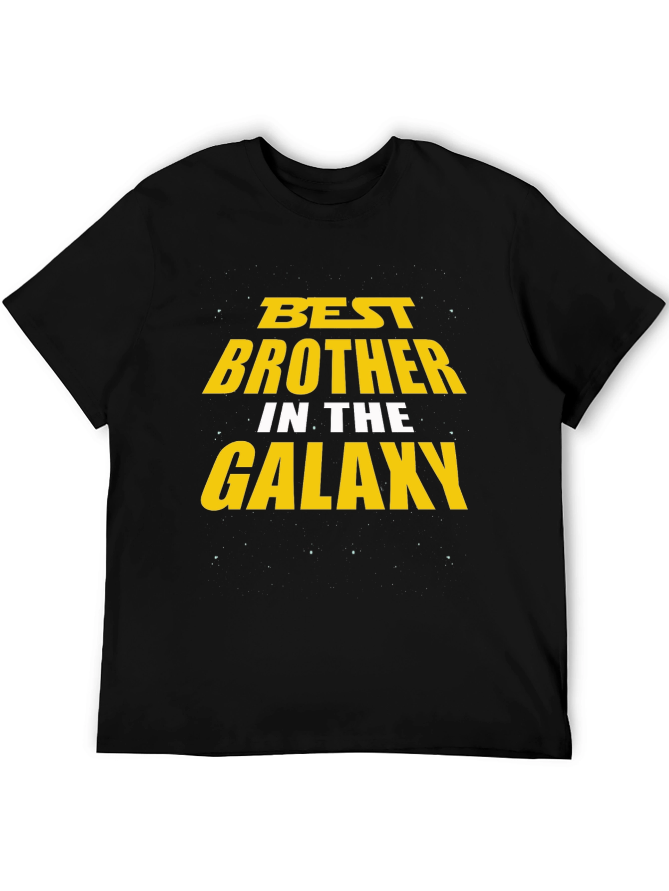 Best Brother in the Galaxy Black T-Shirt