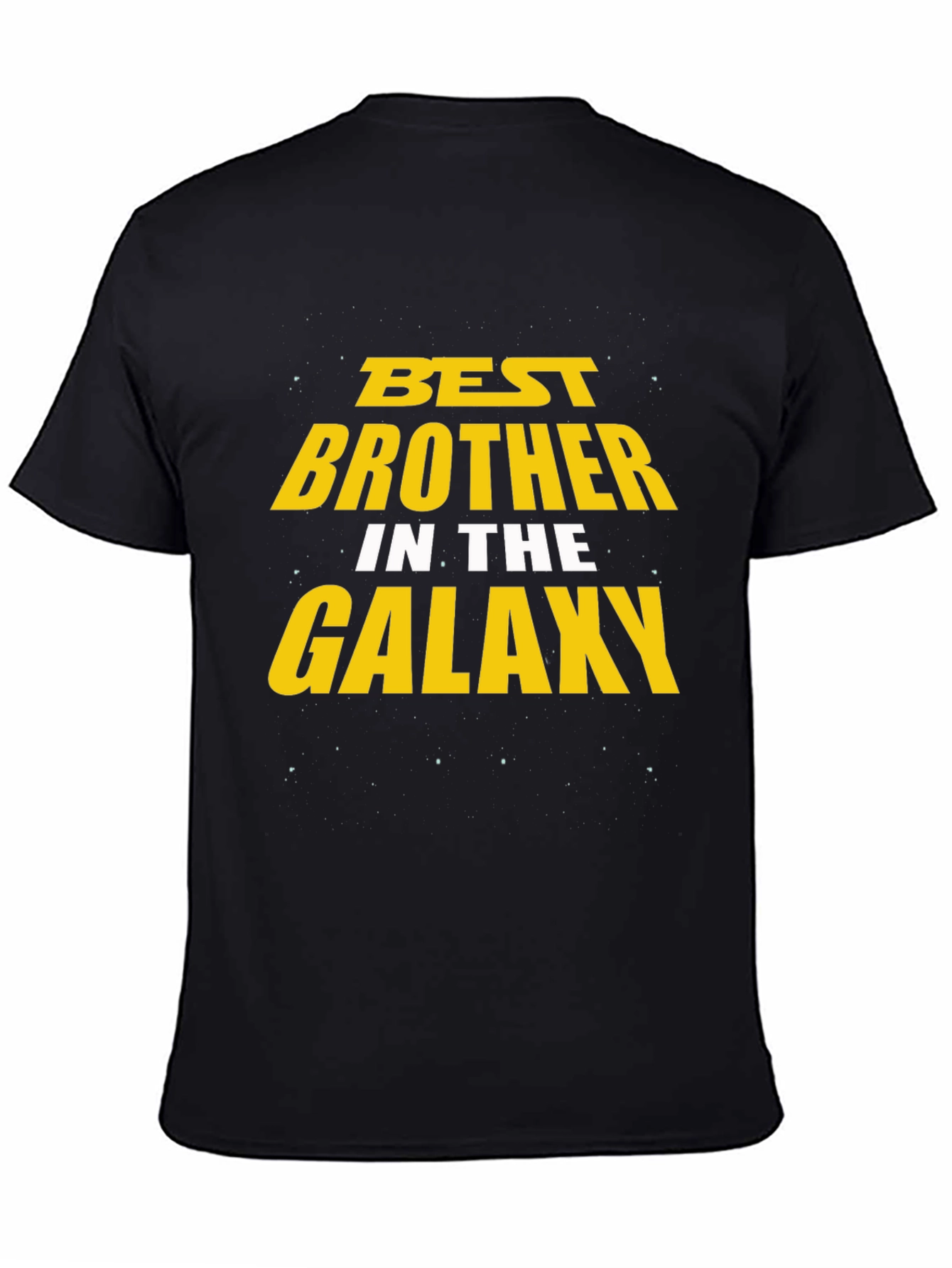 Best Brother in the Galaxy Black T-Shirt