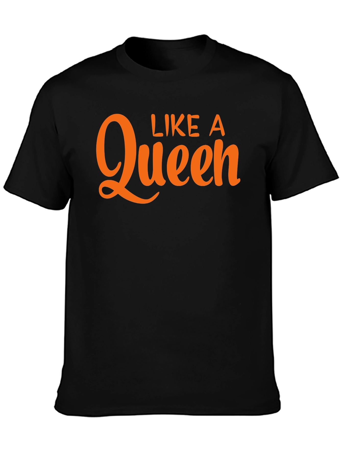 Like A Queen Black Graphic Tee