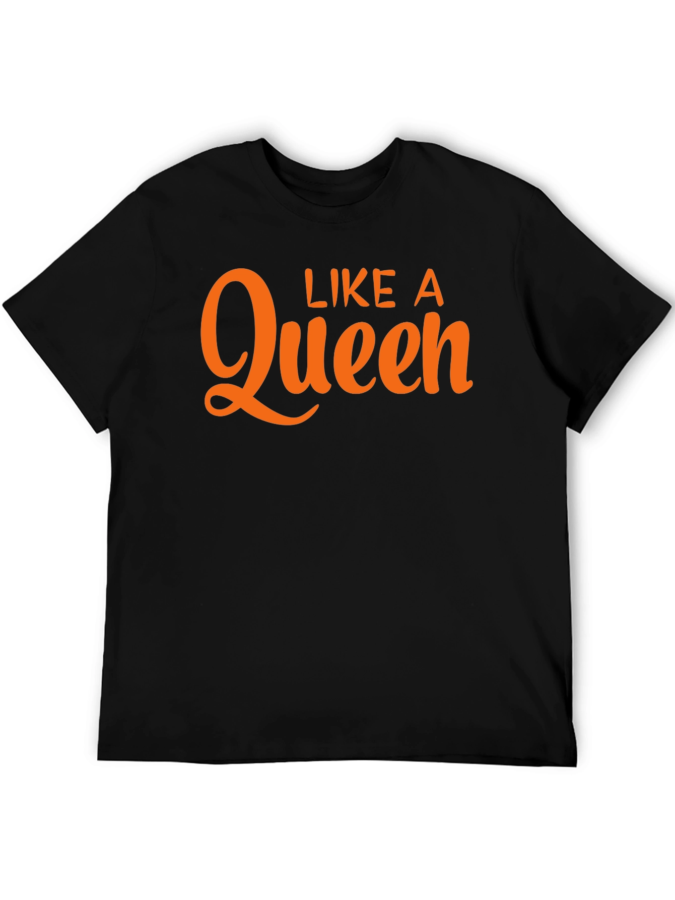 Like A Queen Black Graphic Tee