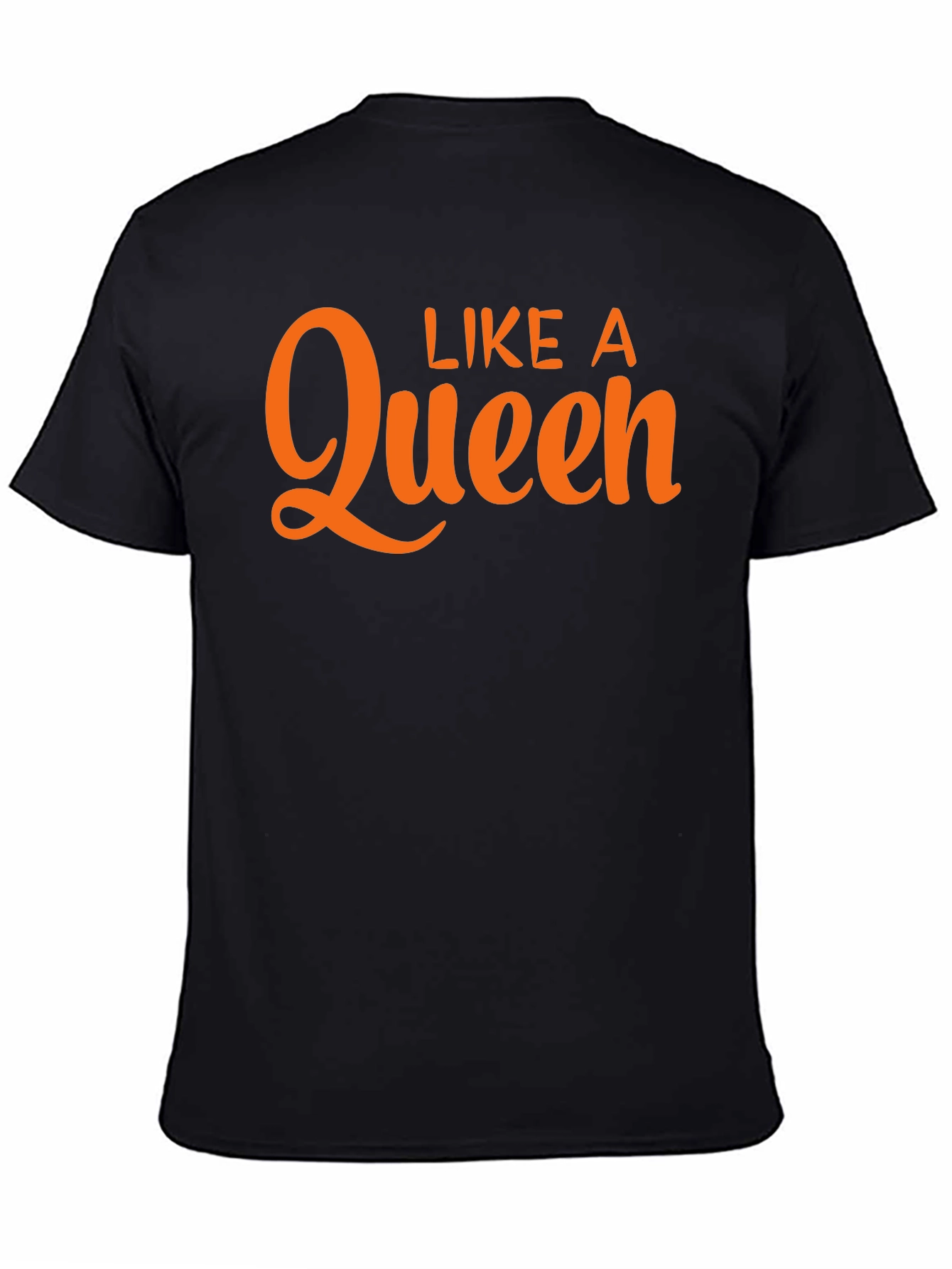 Like A Queen Black Graphic Tee