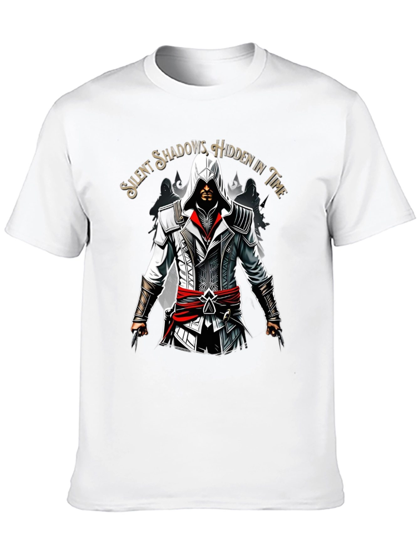 Assassins Creed Graphic Print Black T-Shirt