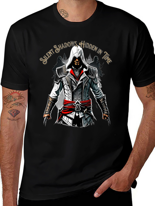 Assassins Creed Graphic Print Black T-Shirt