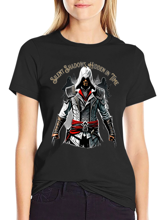 Assassins Creed Graphic Print Black T-Shirt