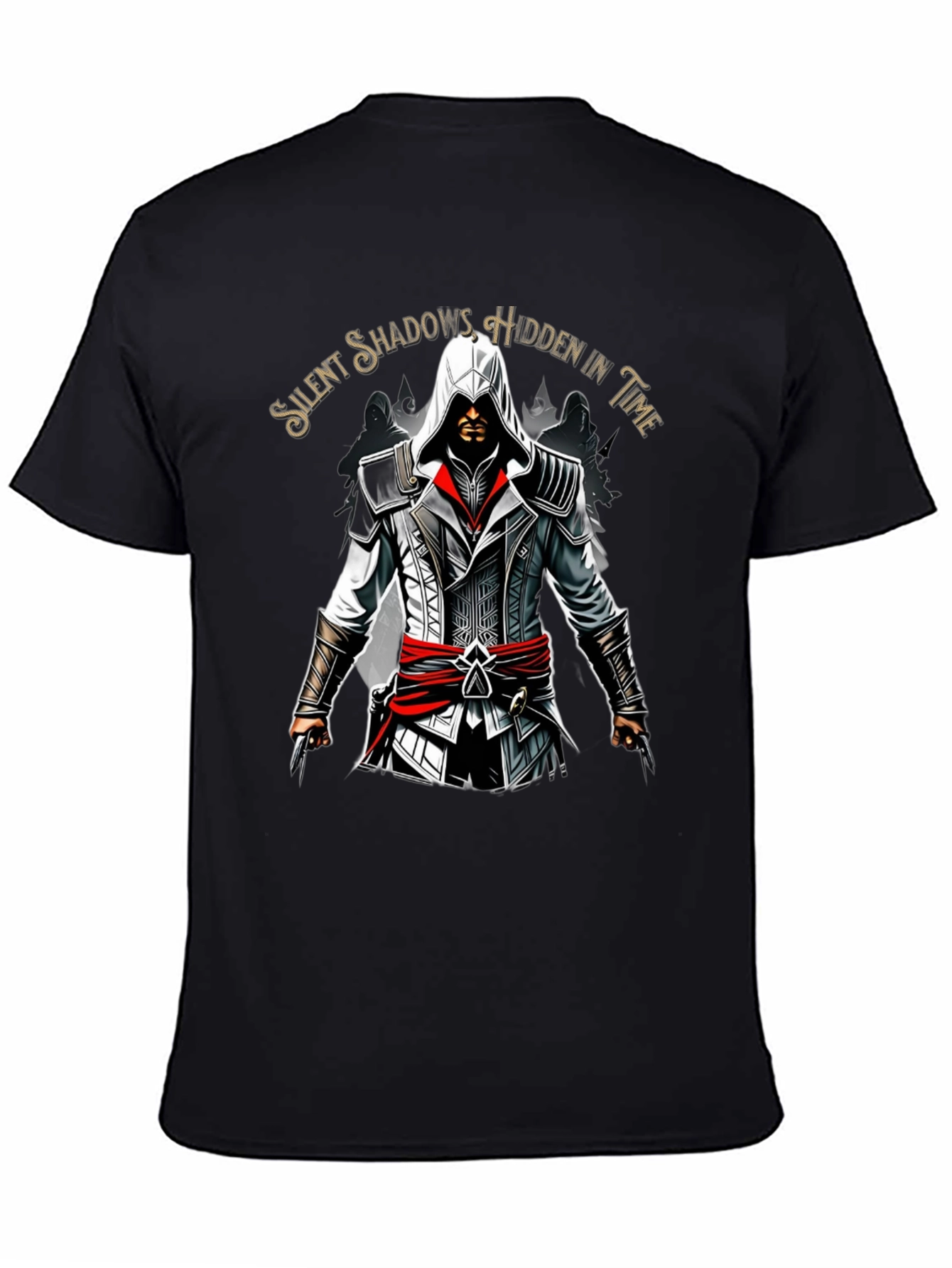 Assassins Creed Graphic Print Black T-Shirt
