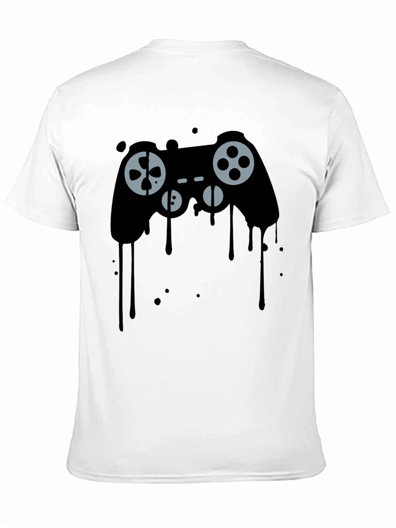 Dripping Game Controller Graphic Tee - Gamer Style