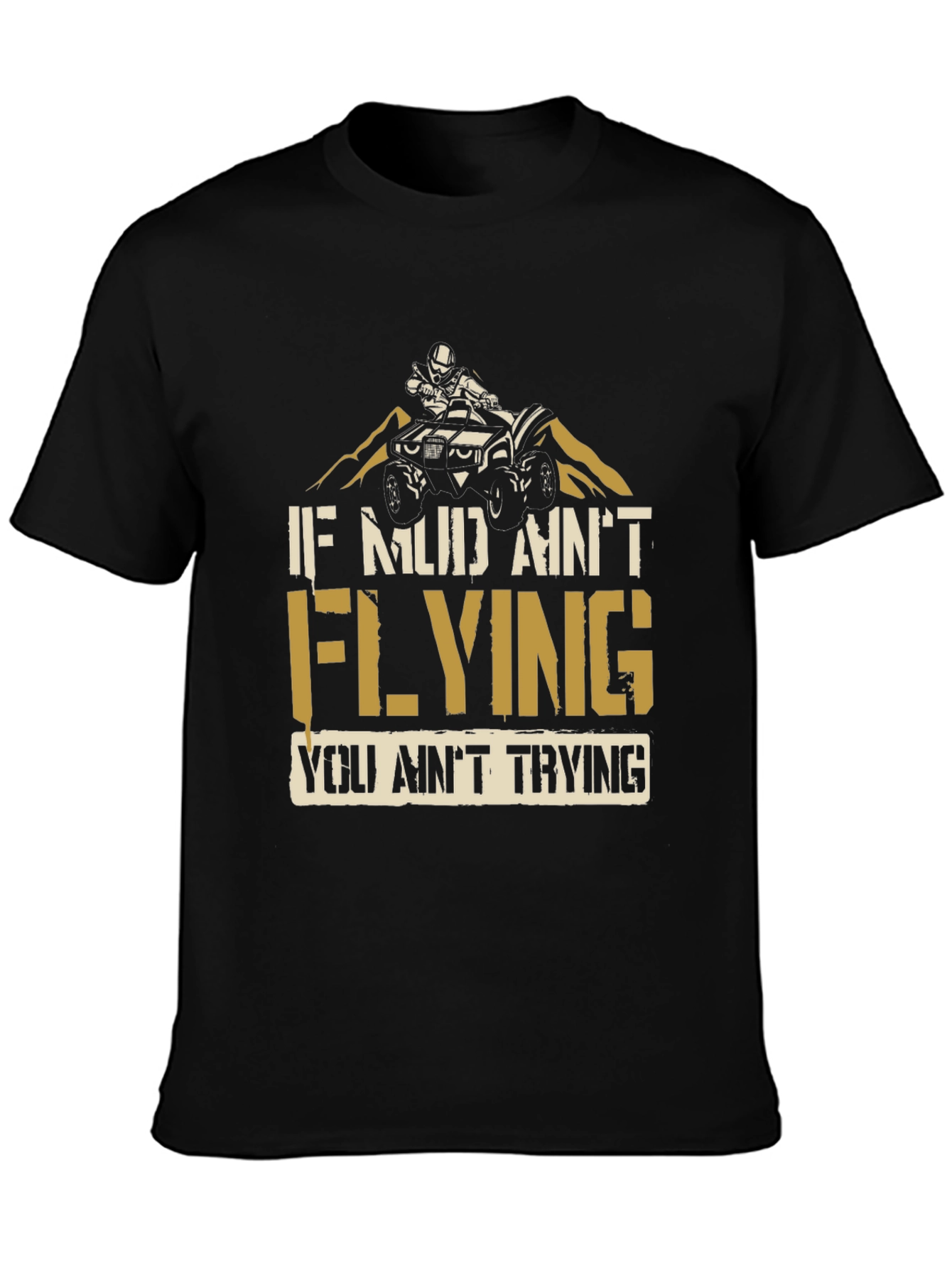 Mud Flying ATV Rider T-Shirt