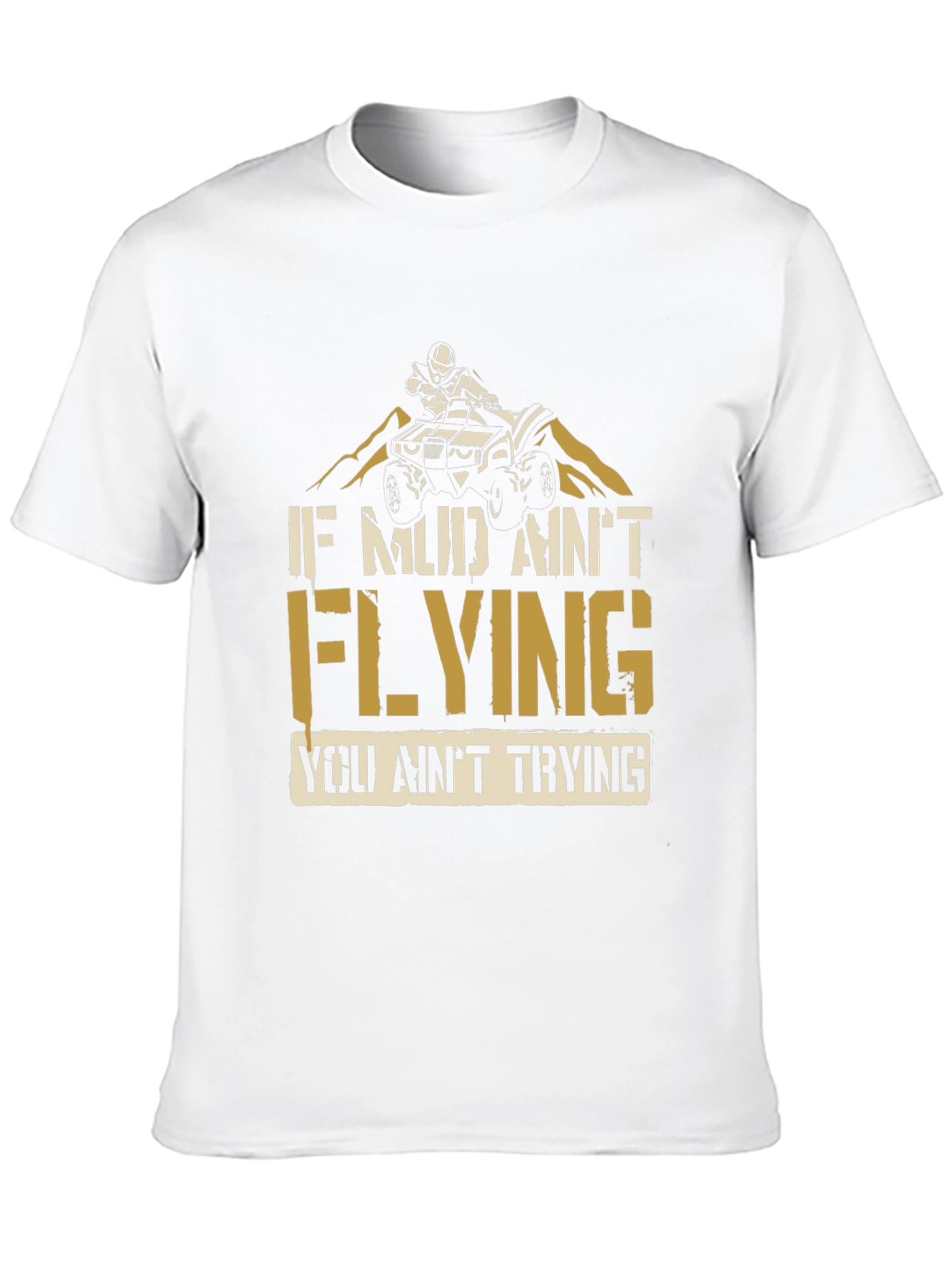 Mud Flying ATV Rider T-Shirt