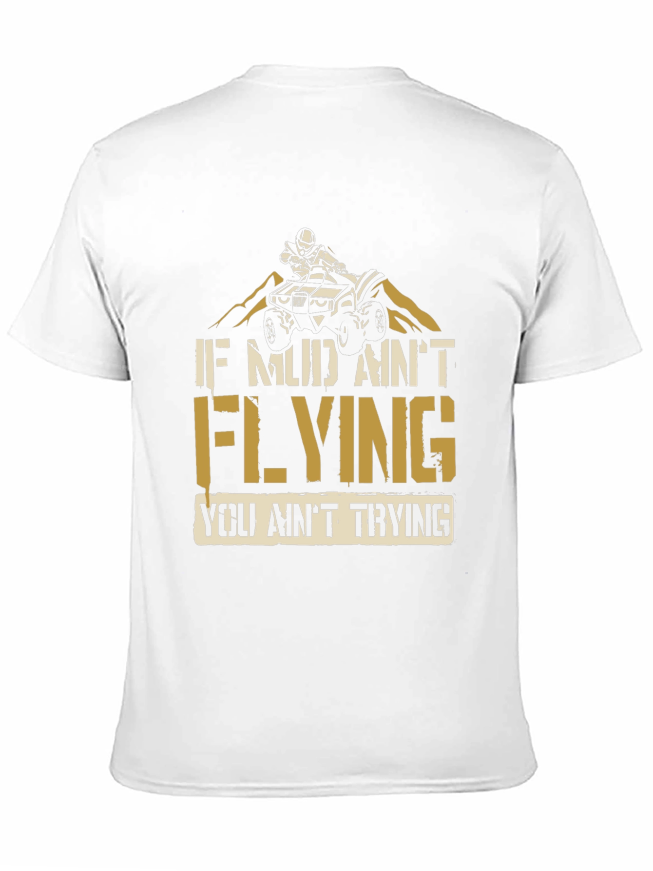 Mud Flying ATV Rider T-Shirt