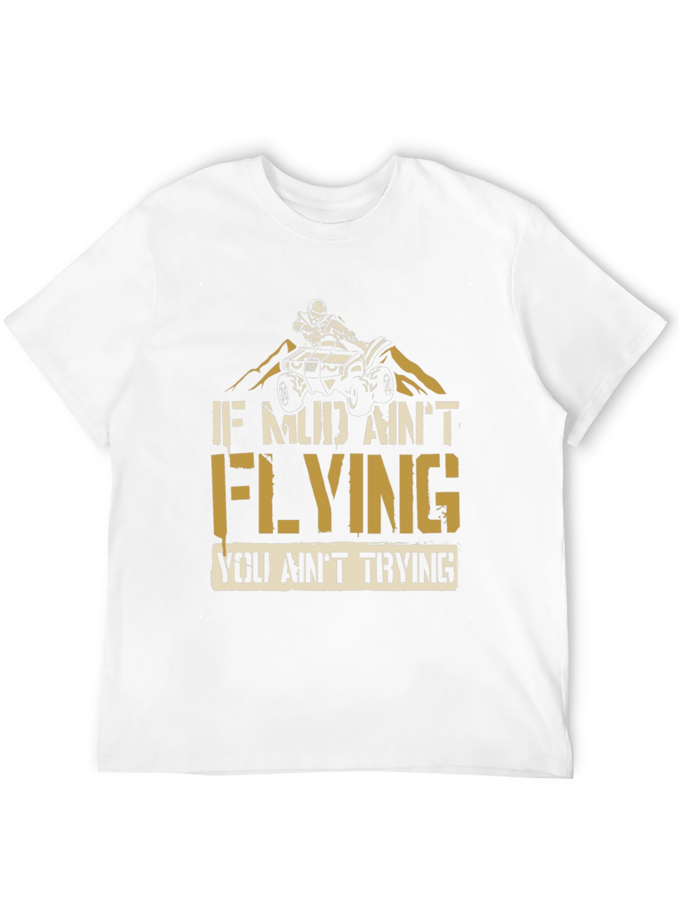 Mud Flying ATV Rider T-Shirt