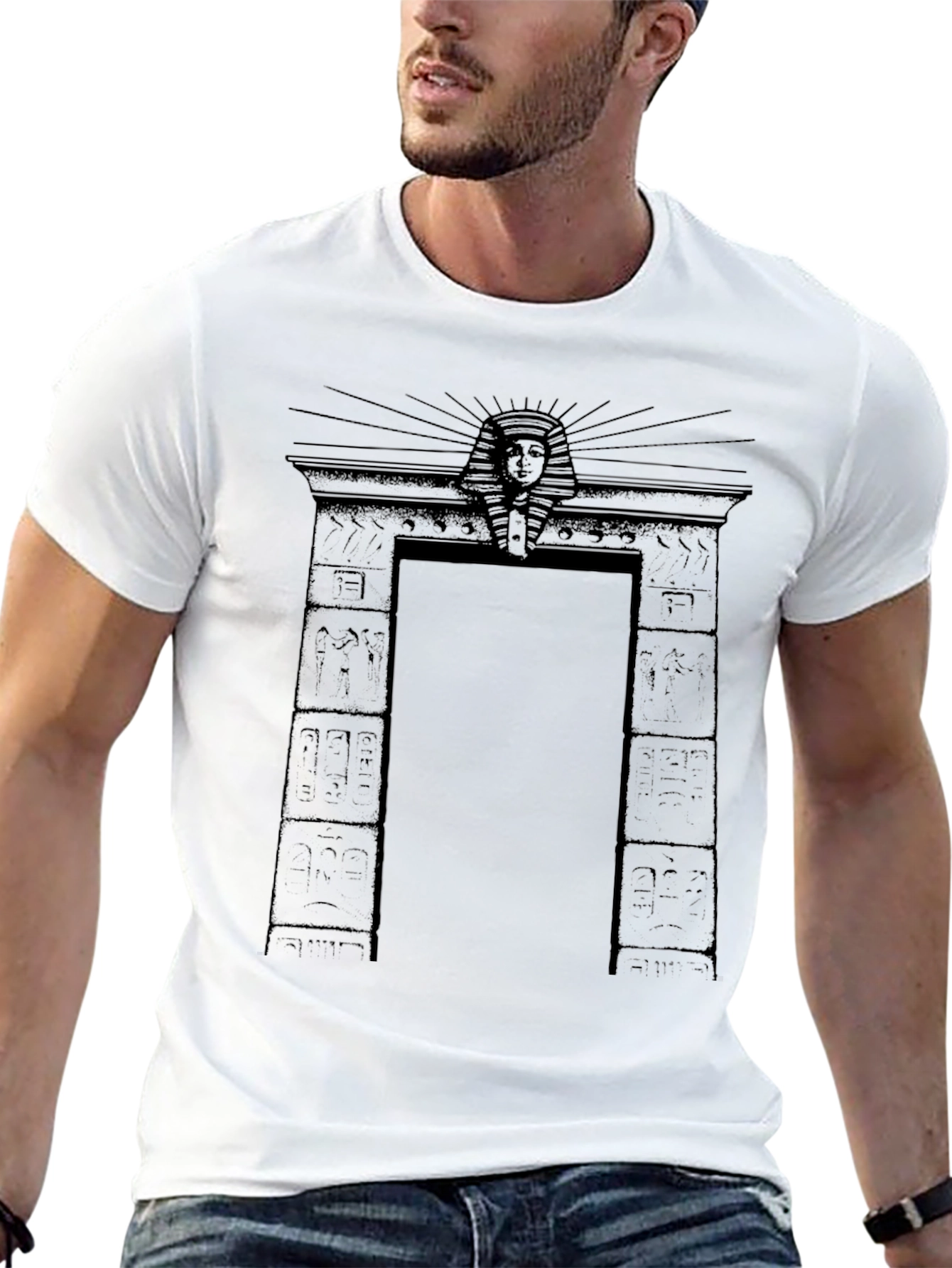 Egyptian Pharaoh T-Shirt - Black