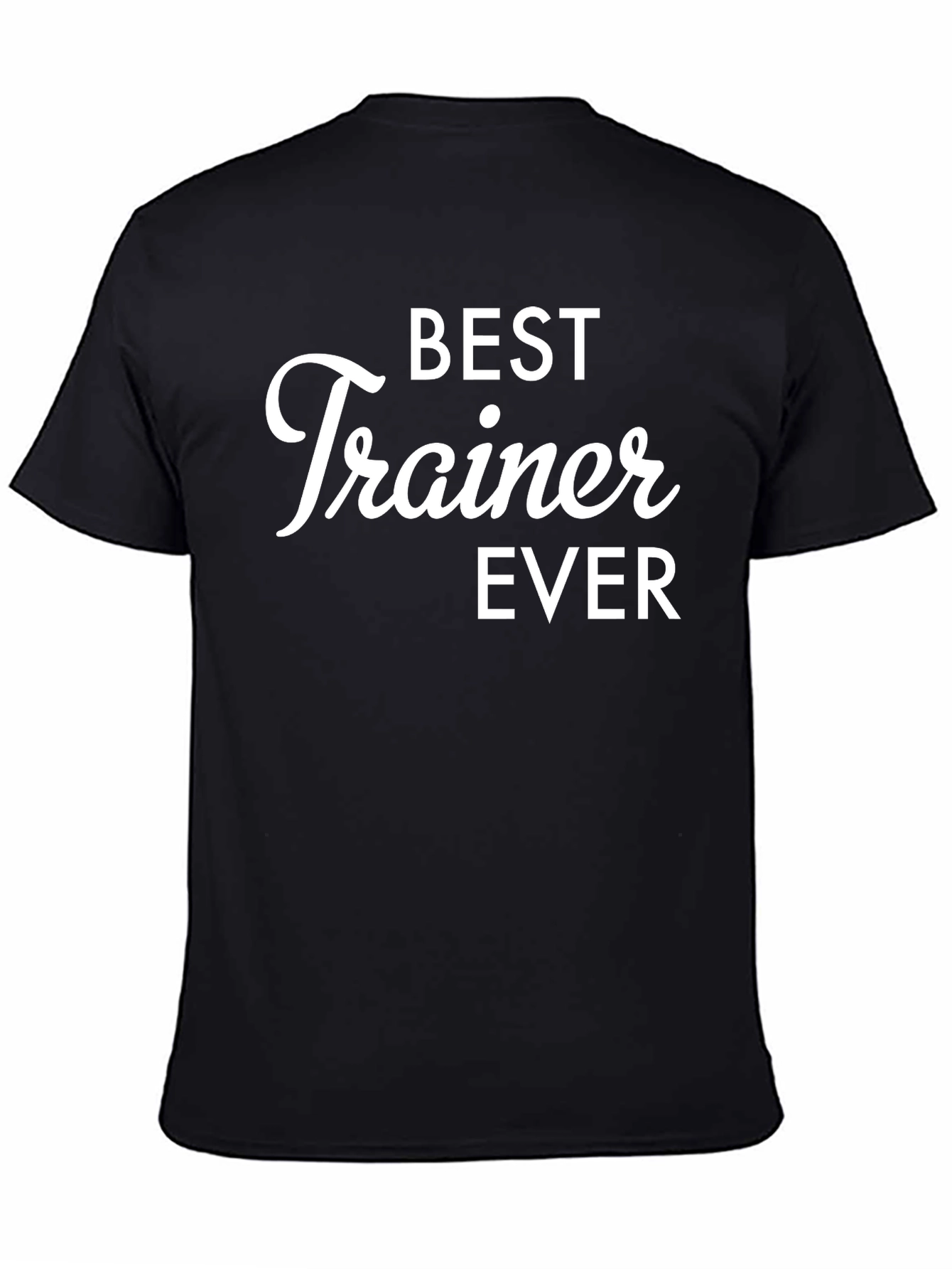 Best Trainer Ever Graphic T-Shirt - Black
