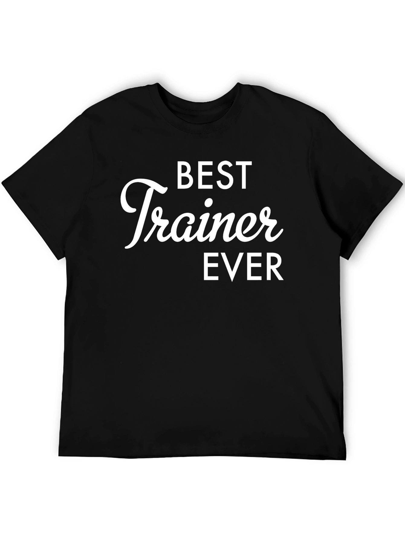 Best Trainer Ever Graphic T-Shirt - Black