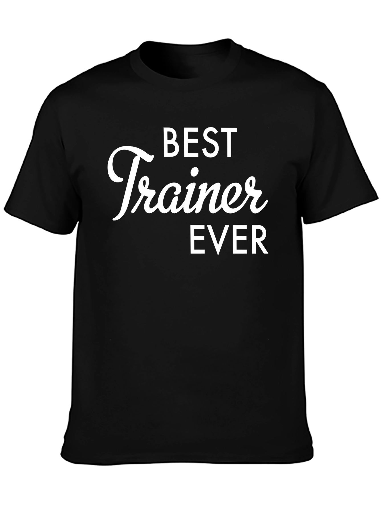 Best Trainer Ever Graphic T-Shirt - Black