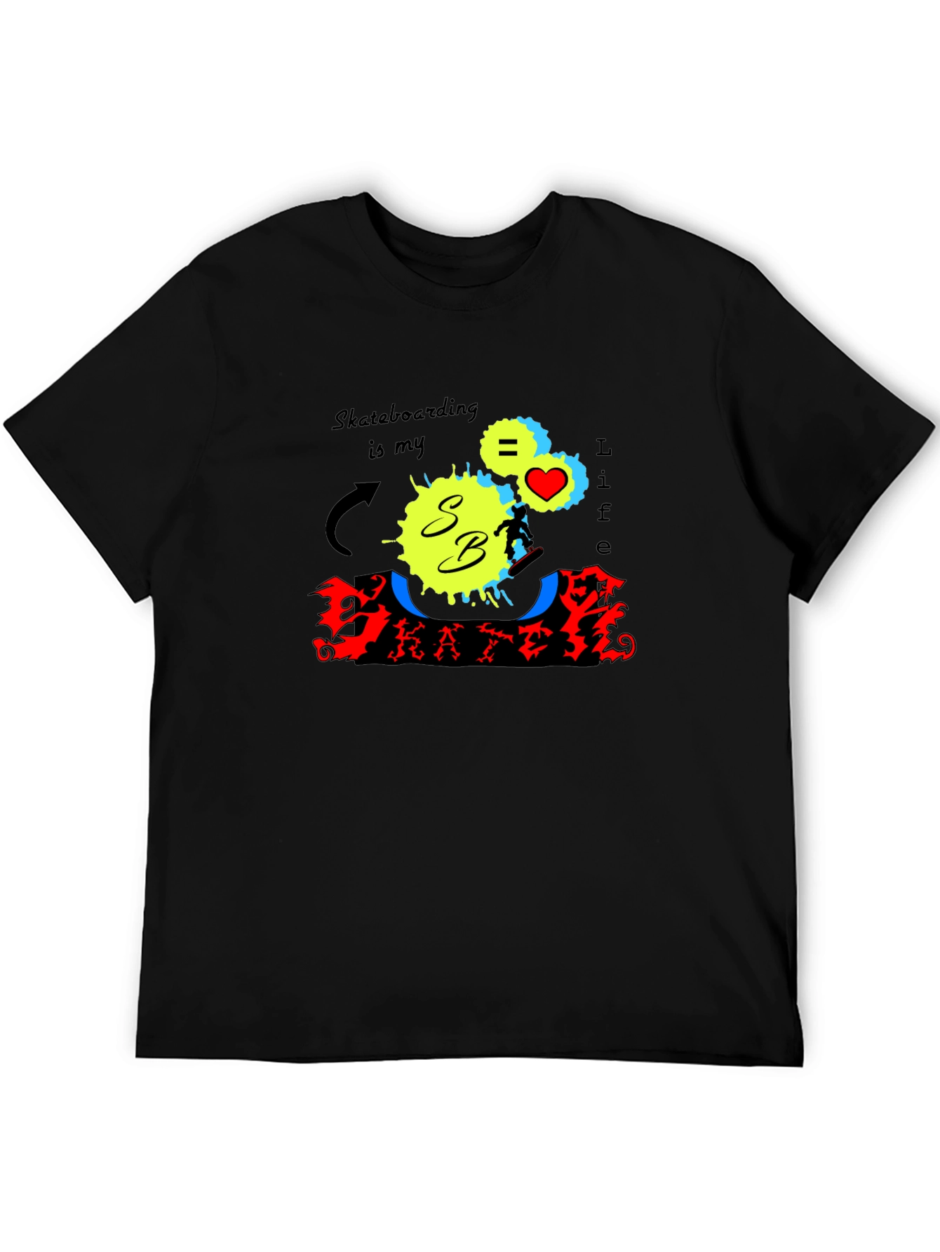 Skateboarding is My Life T-Shirt
