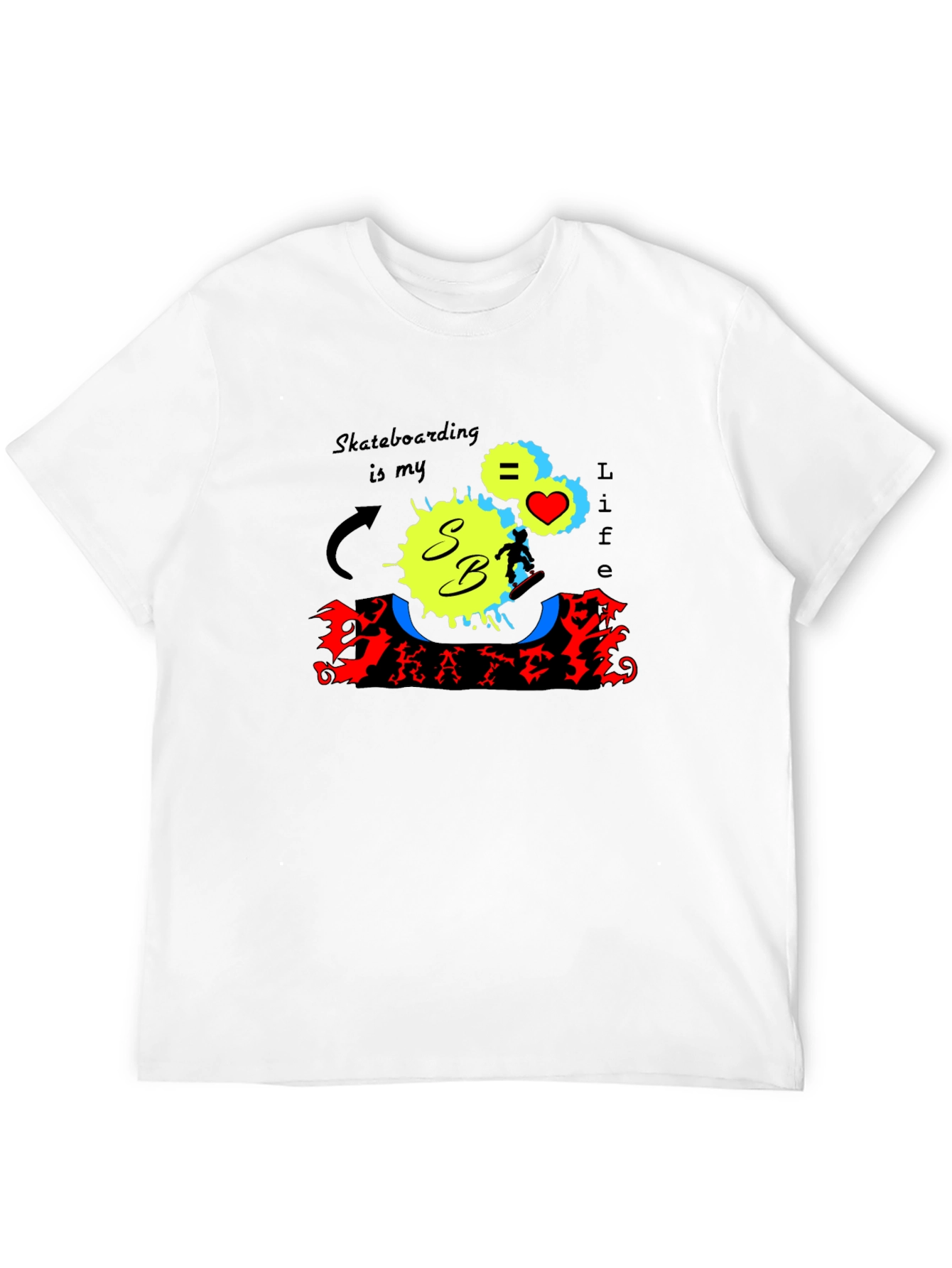Skateboarding is My Life T-Shirt