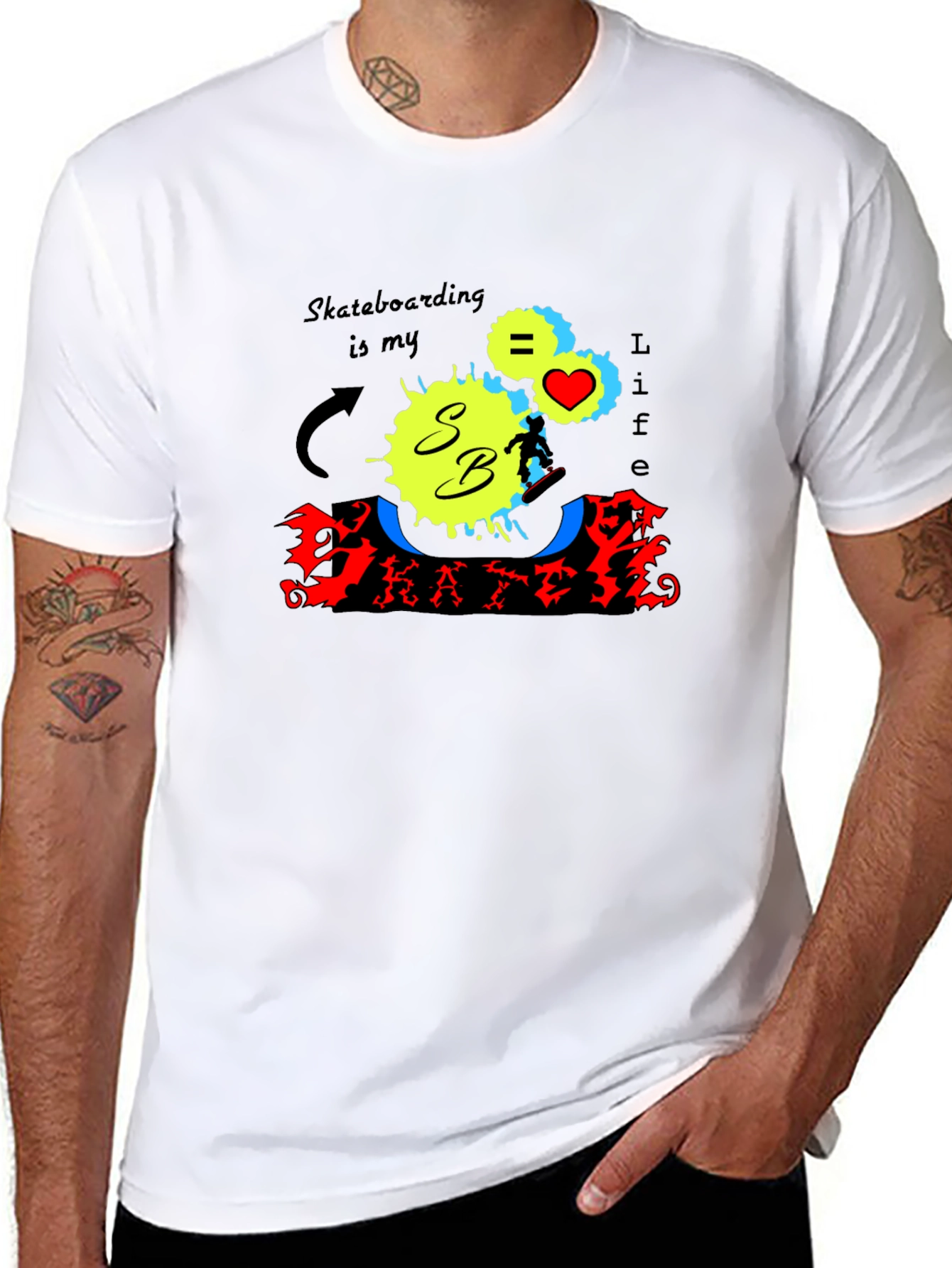 Skateboarding is My Life T-Shirt